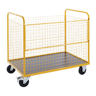 Škatlast voziček iz žive, nosilnost 350 kg