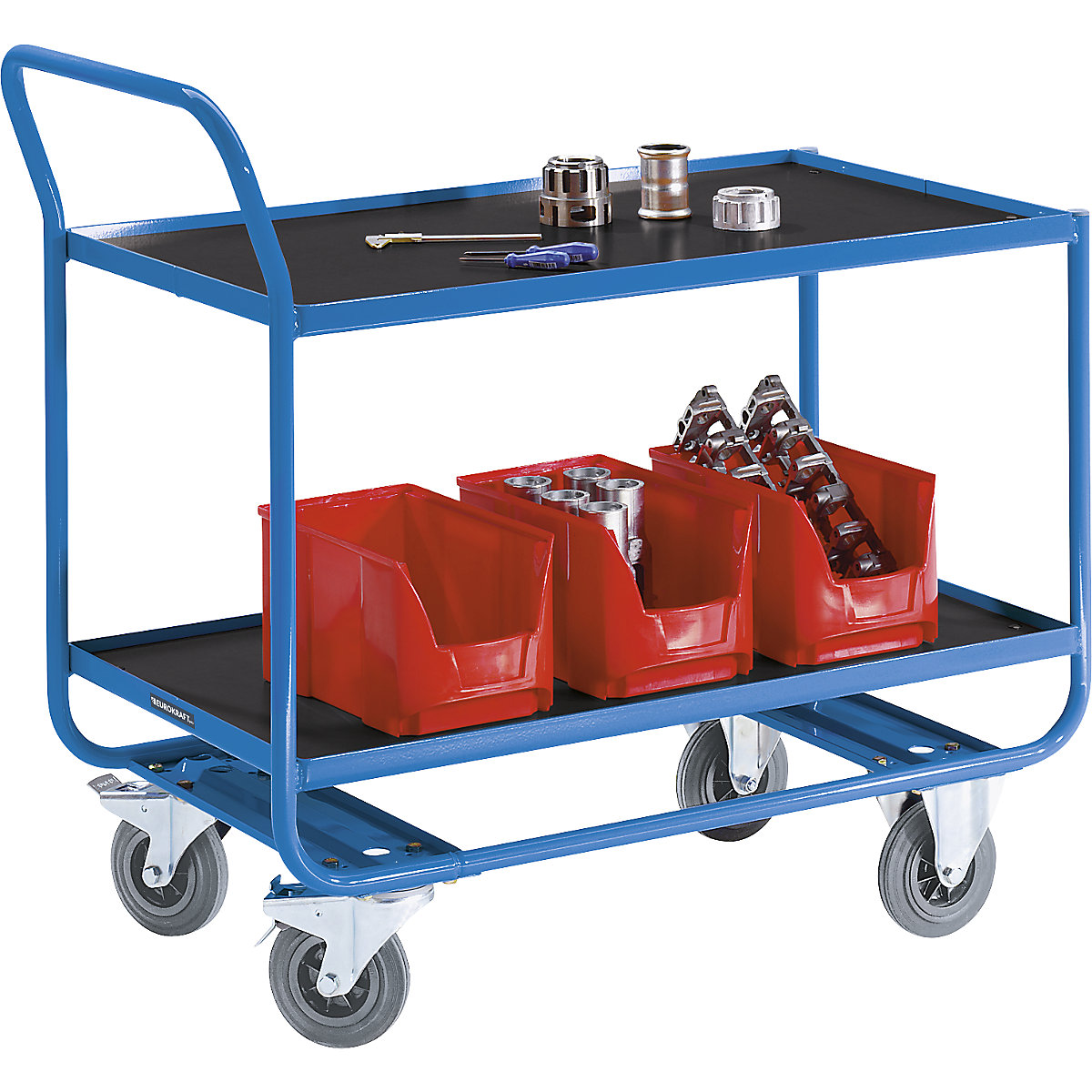 Transportni voziček, nosilnost 250 kg – eurokraft pro (Slika izdelka 6)-5