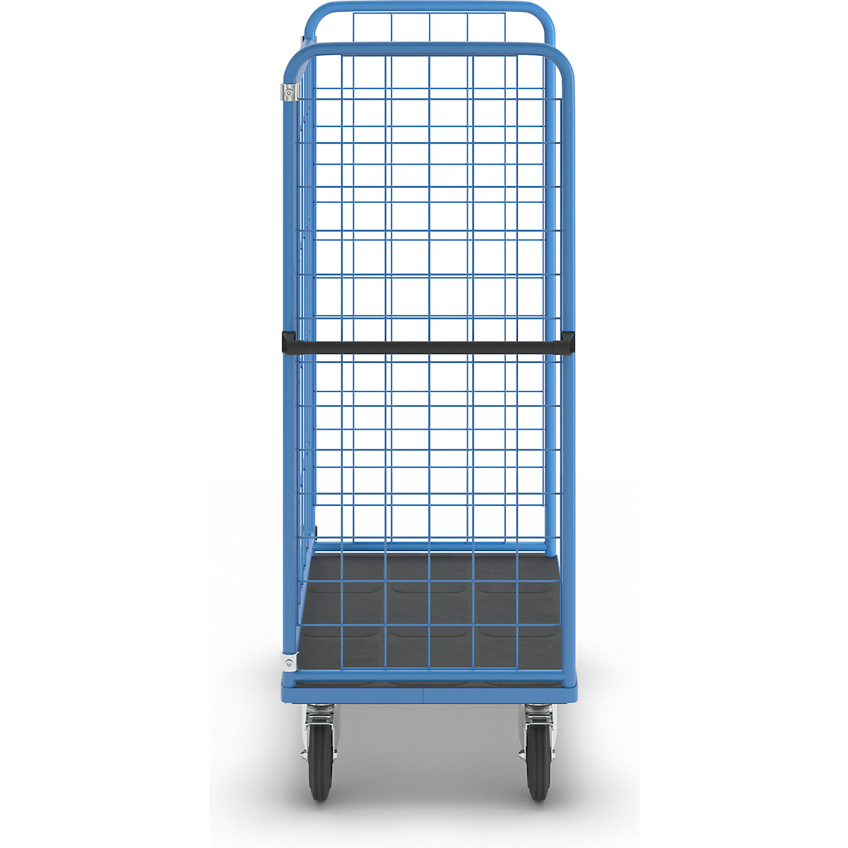 Nivojski voziček, z žičnato mrežo na treh straneh – eurokraft pro (Slika izdelka 5)-4