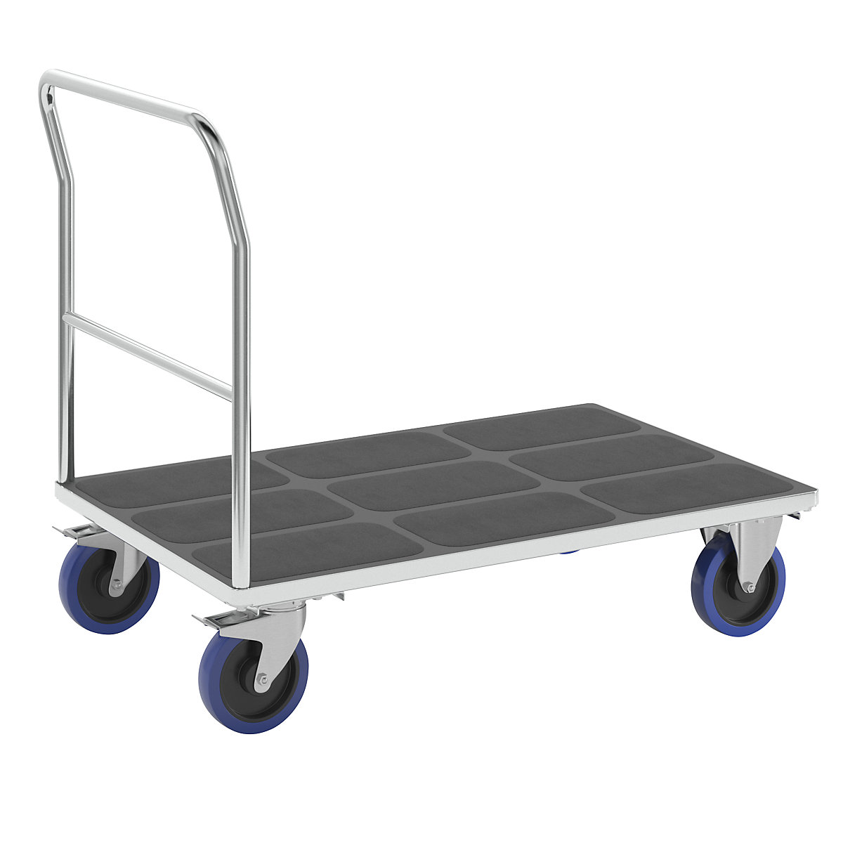 Ploski voziček s cevnim potisnim ročajem - eurokraft pro