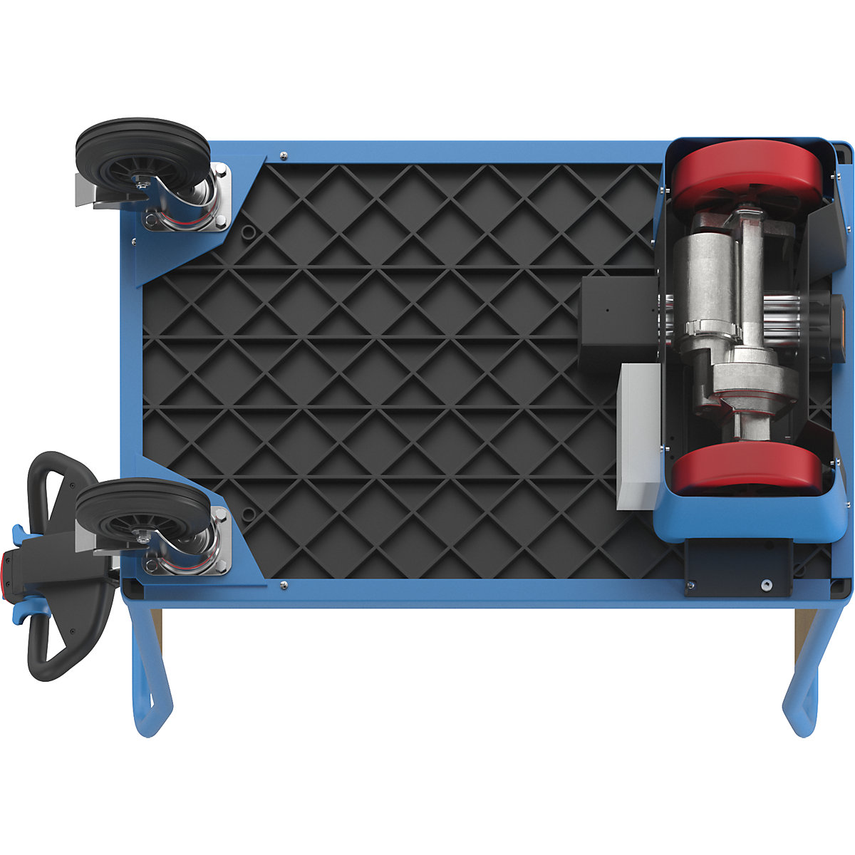 Ploski voziček z električnim pogonom – eurokraft pro (Slika izdelka 4)-3