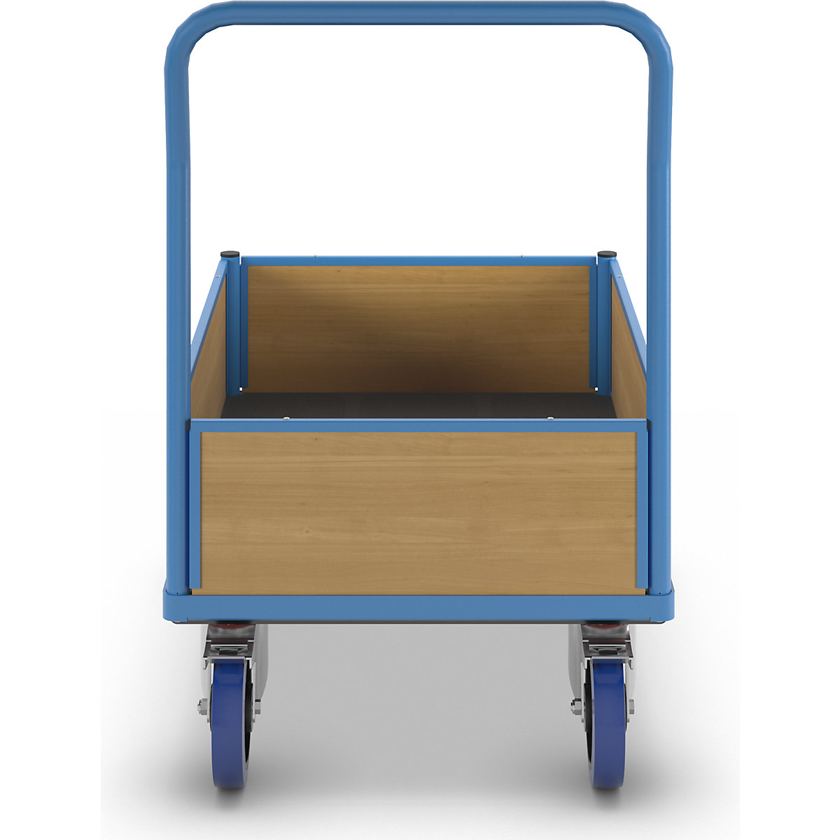 Ploski voziček z lesenimi stenami – eurokraft pro (Slika izdelka 8)-7