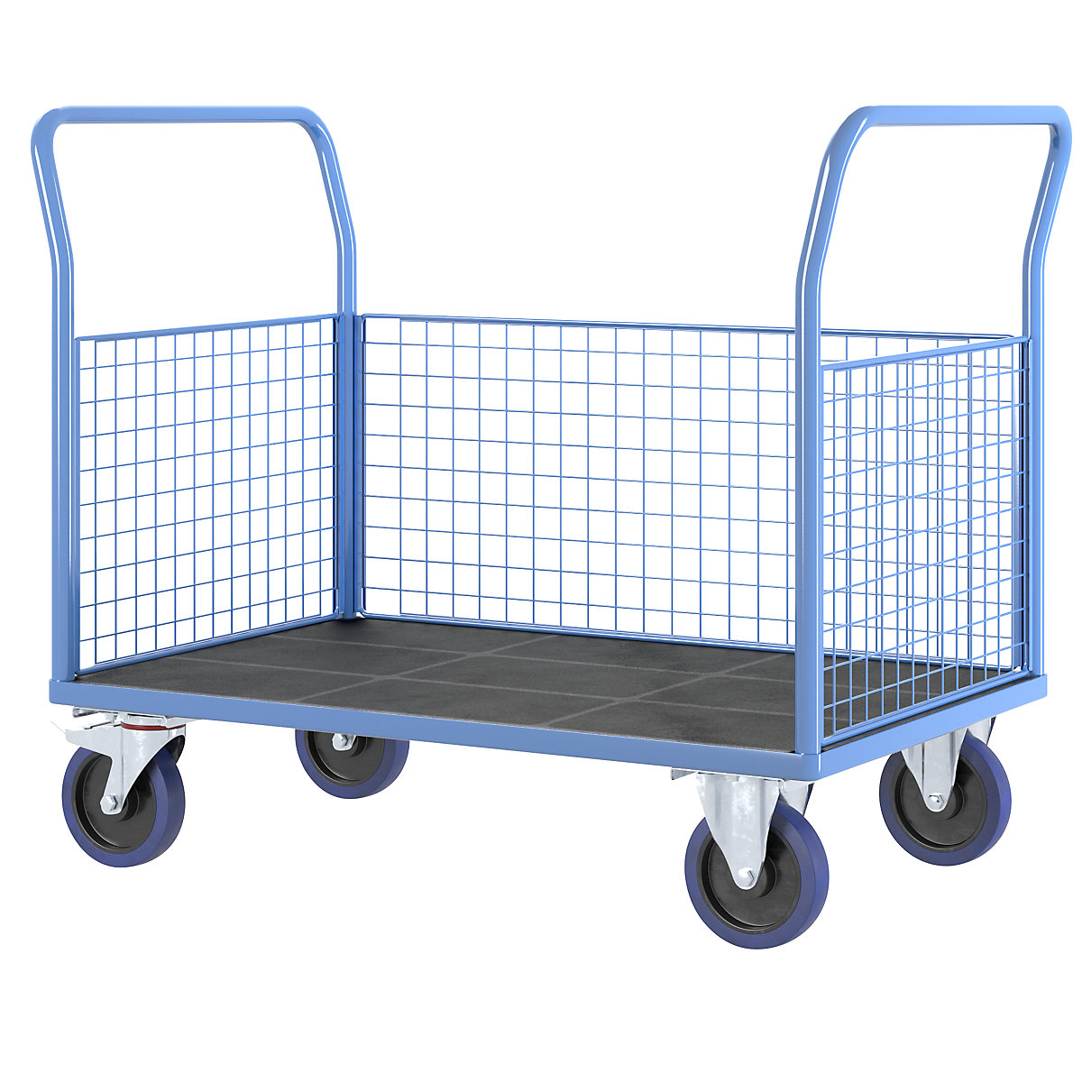 Ploski voziček z mrežastimi stenami – eurokraft pro (Slika izdelka 8)-7