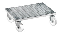 Transportne plošče iz mrežaste rešetke s kolesi