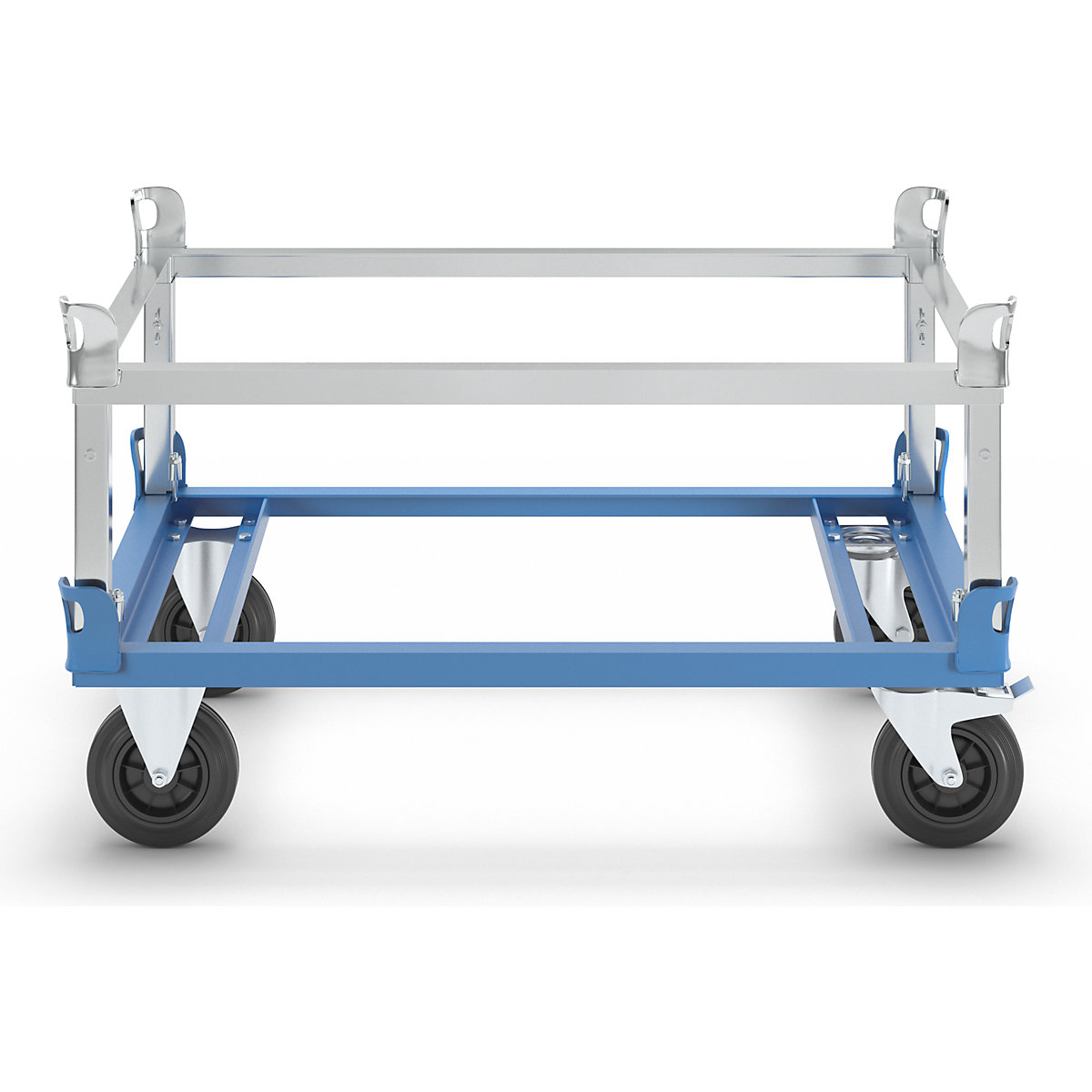 Transportni voziček za palete z natičnim okvirjem – eurokraft pro (Slika izdelka 6)-5