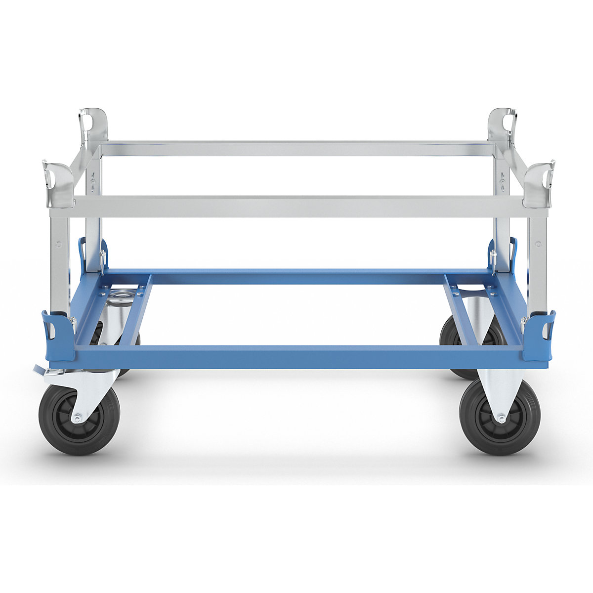 Transportni voziček za palete z natičnim okvirjem – eurokraft pro (Slika izdelka 7)-6