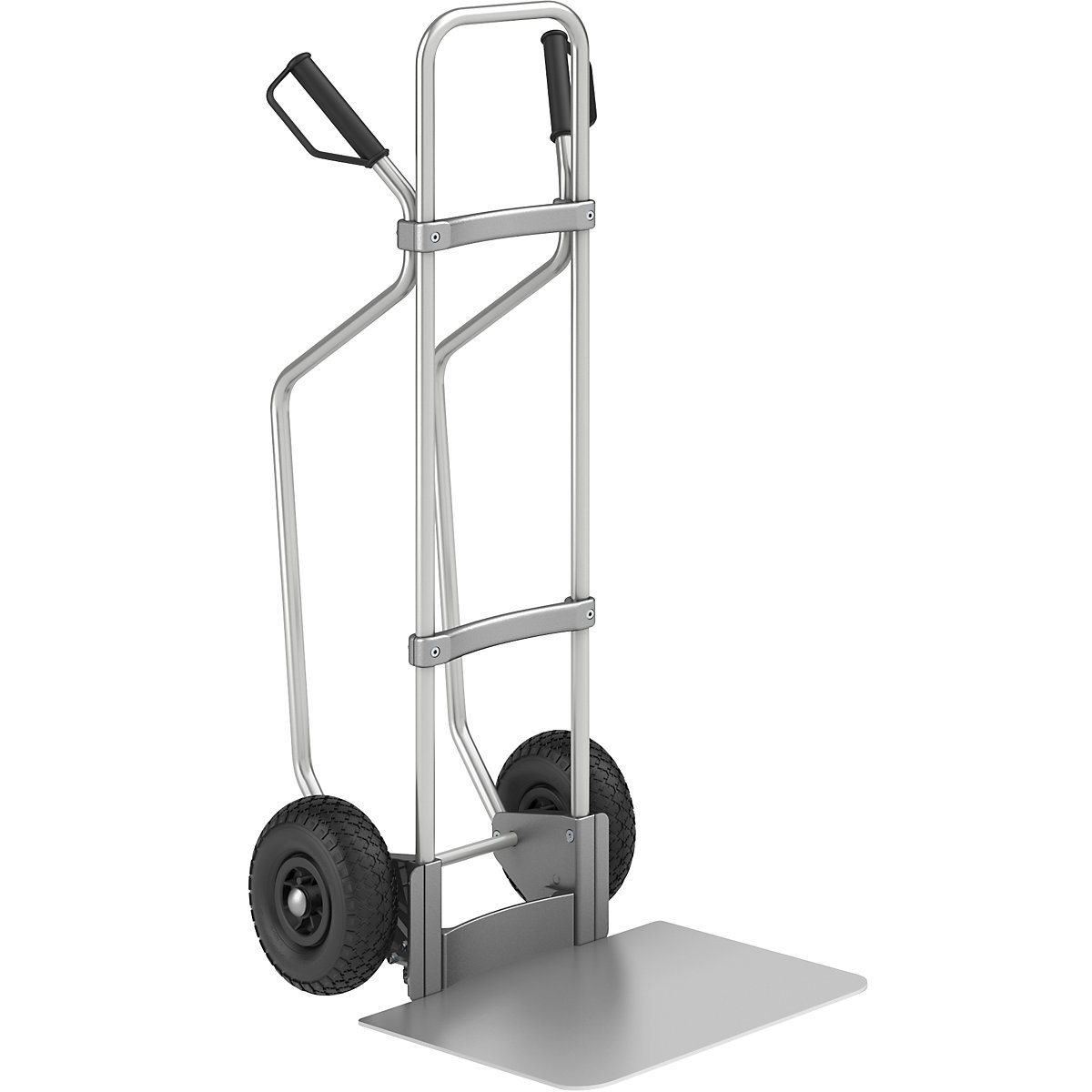 Aluminijast voziček za prevoz vreč, z drsnimi sanmi - eurokraft pro