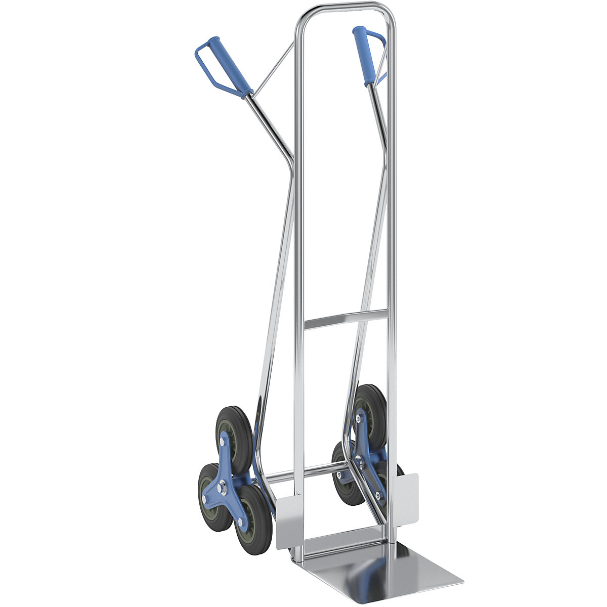 Aluminijast stopniščni voziček za prevoz vreč – eurokraft basic