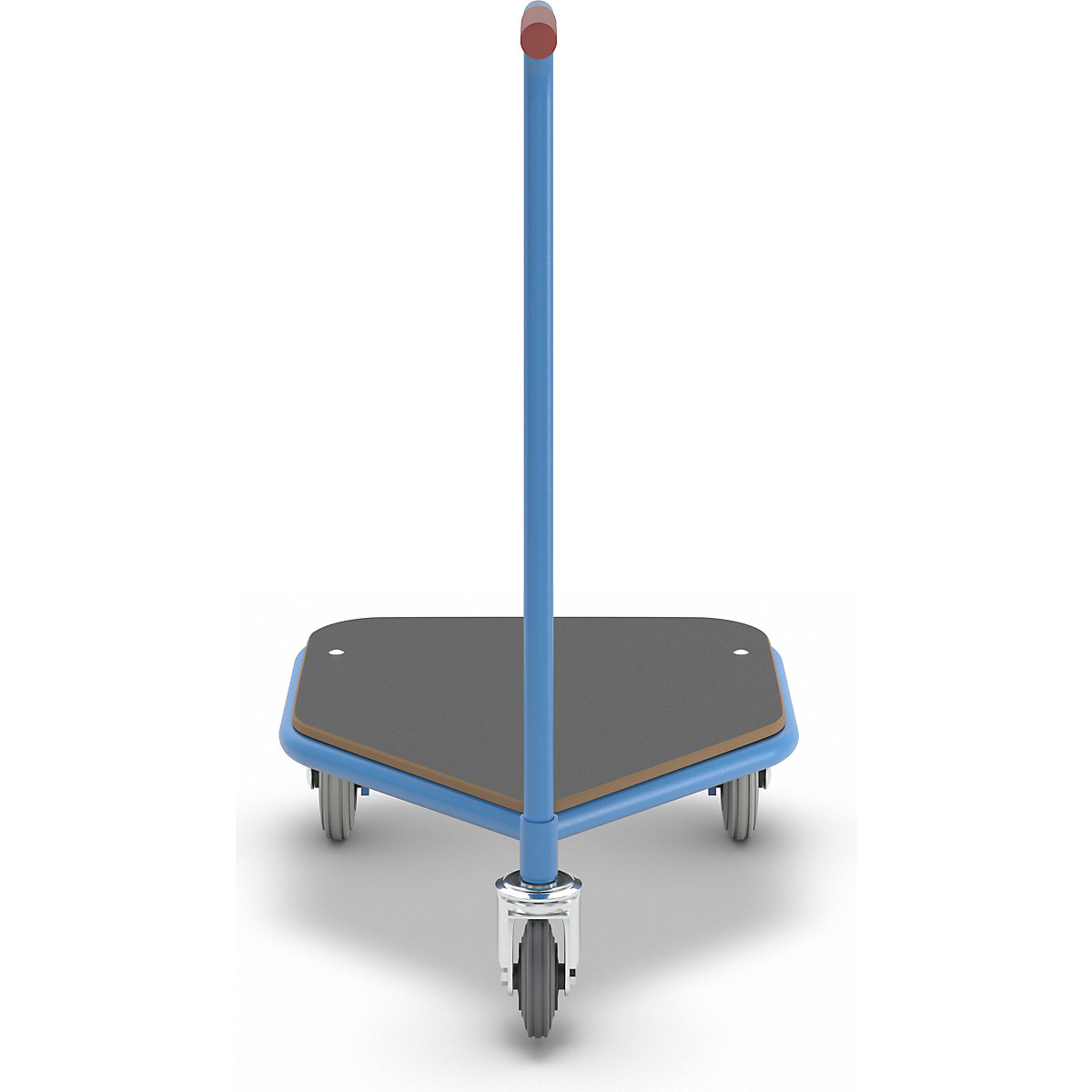 Voziček z ročajem, nosilnost 100 kg – eurokraft pro (Slika izdelka 3)-2
