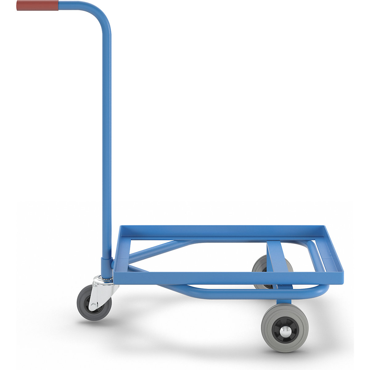 Voziček z ročajem, nosilnost 100 kg – eurokraft pro (Slika izdelka 3)-2