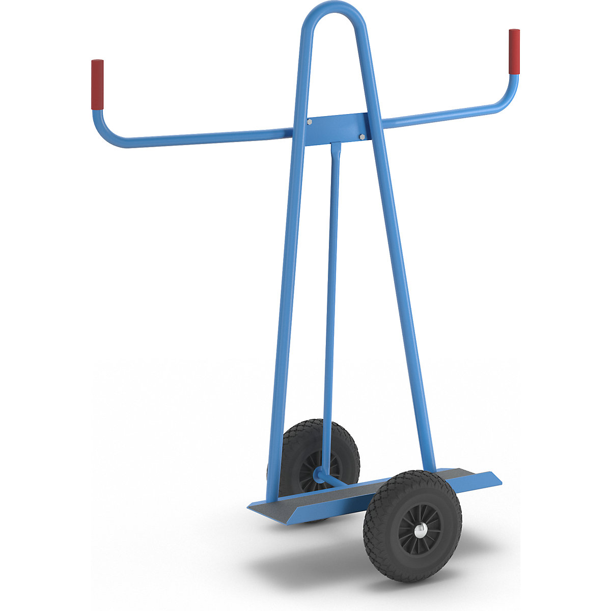 Voziček za plošče – eurokraft pro, nosilnost 300 kg, kolesa z zračnicami, kolo Ø 260 mm-10