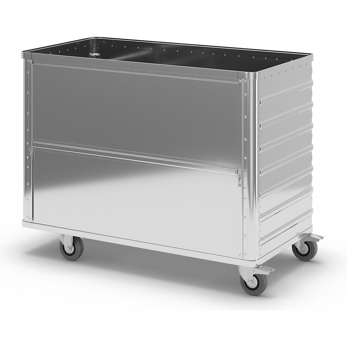 Aluminijska kolica s kutijom, bočna stijenka s mogućnošću spuštanja – Gmöhling (Prikaz proizvoda 25)-24