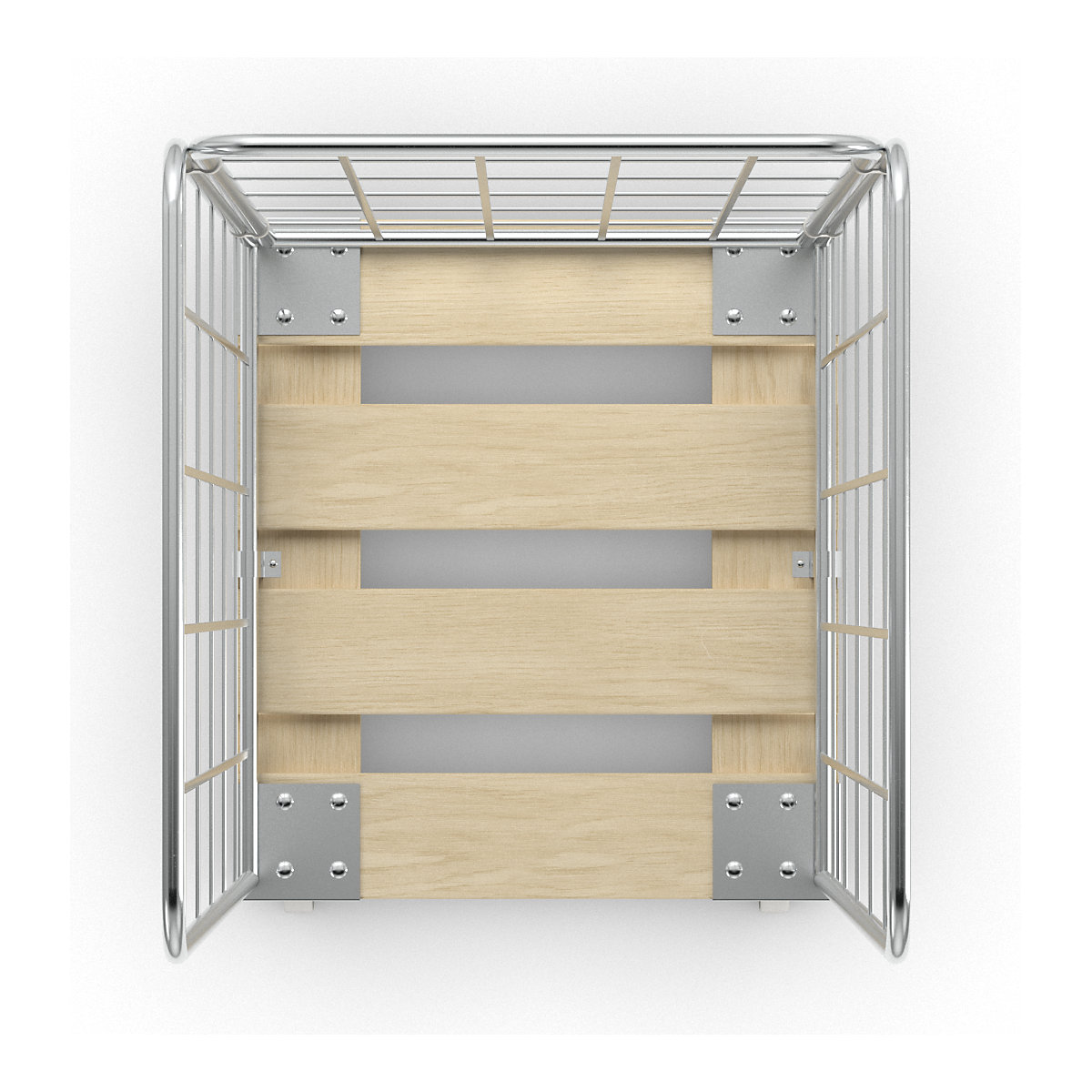 Pokretni kontejner s drvenom pomičnom pločom s kotačima (Prikaz proizvoda 7)-6