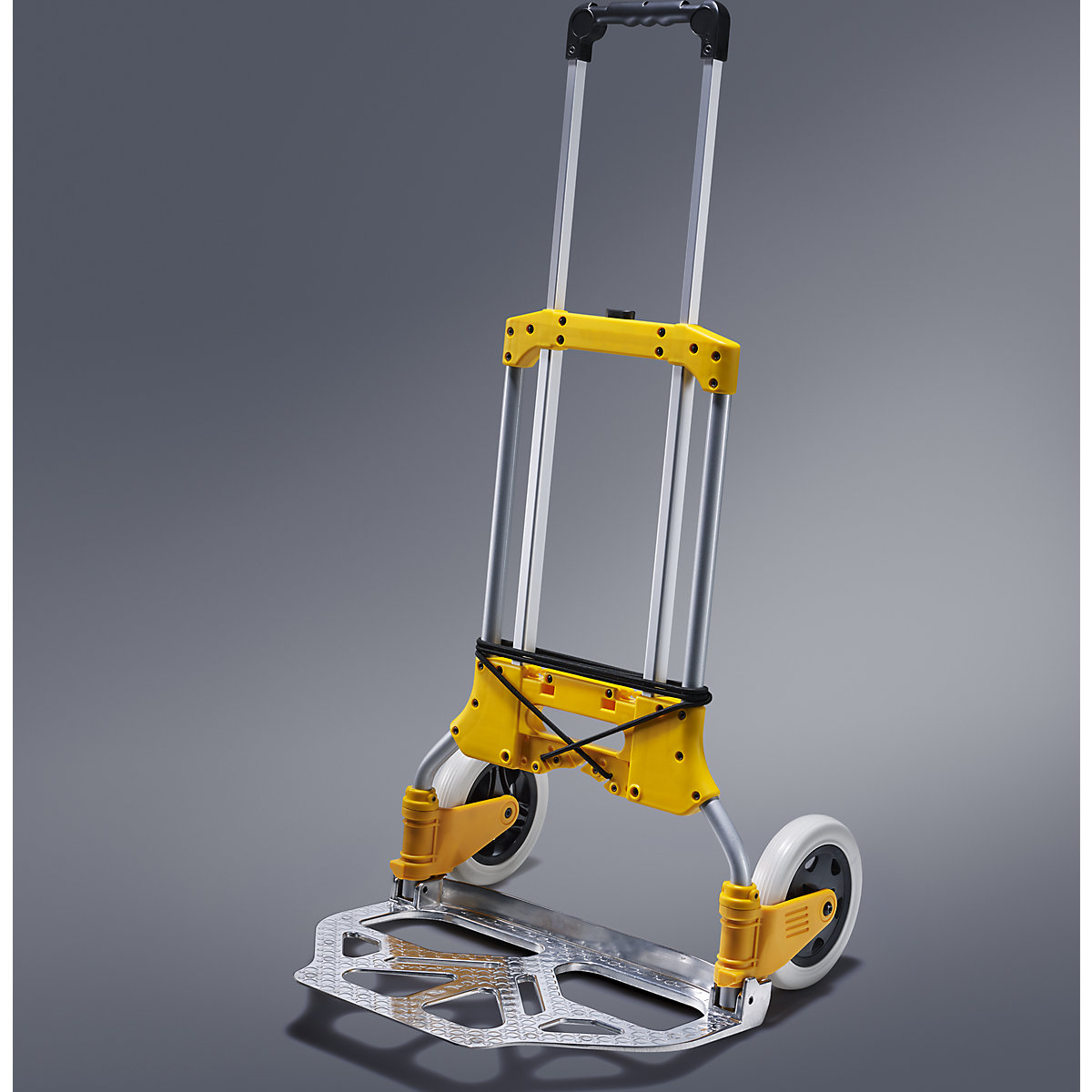 Aluminijska kolica za prijevoz vreća, sklopiva – eurokraft basic (Prikaz proizvoda 2)-1