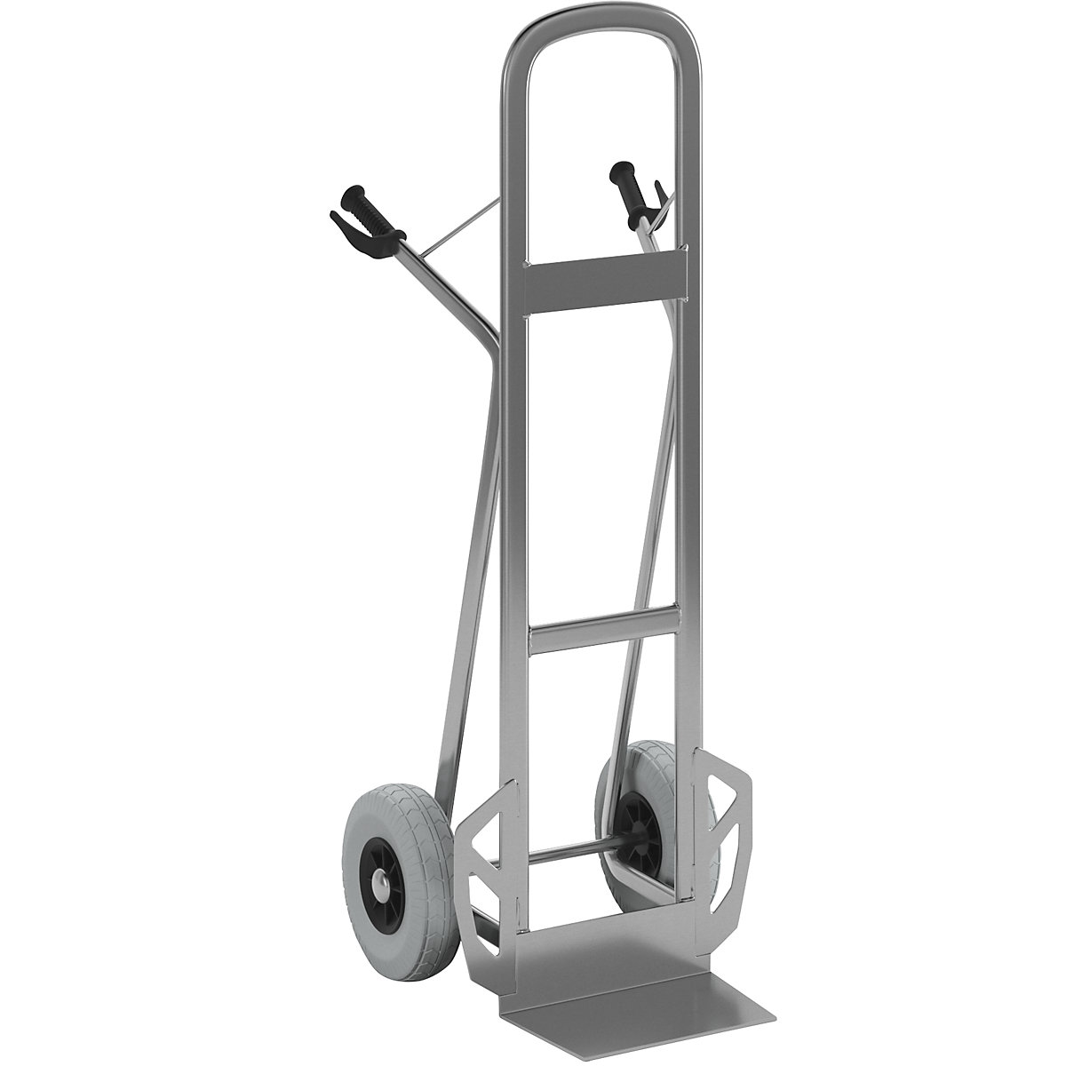 Profesionalna kolica za prijevoz vreća NST300 – MATADOR, aluminij, poliuretanski kotači 260 x 85 mm-9
