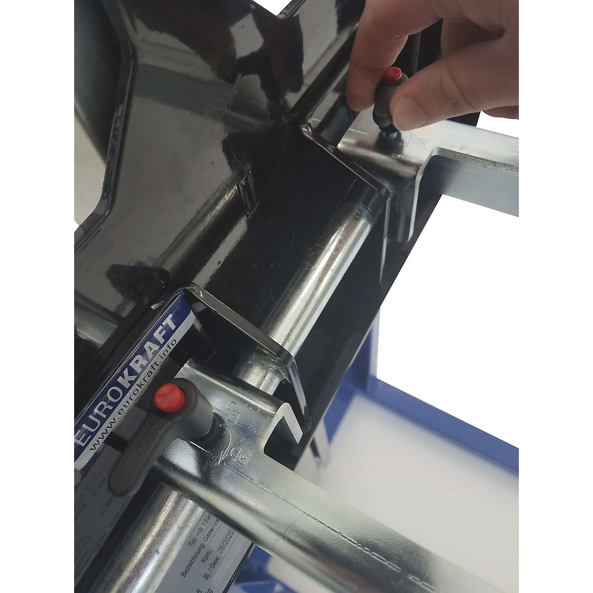 Forca per cassa per carrello elevatore per materiali e carrello di sollevamento – eurokraft pro (Foto prodotto 5)-4