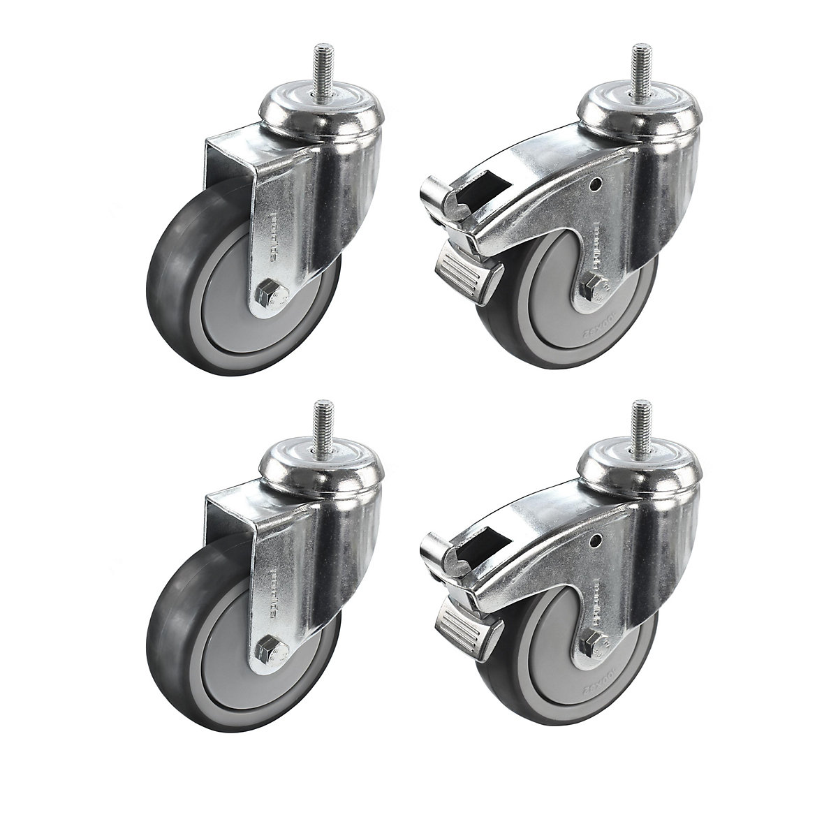 Set di ruote CustomLine, conf. da 4 pz. – eurokraft pro