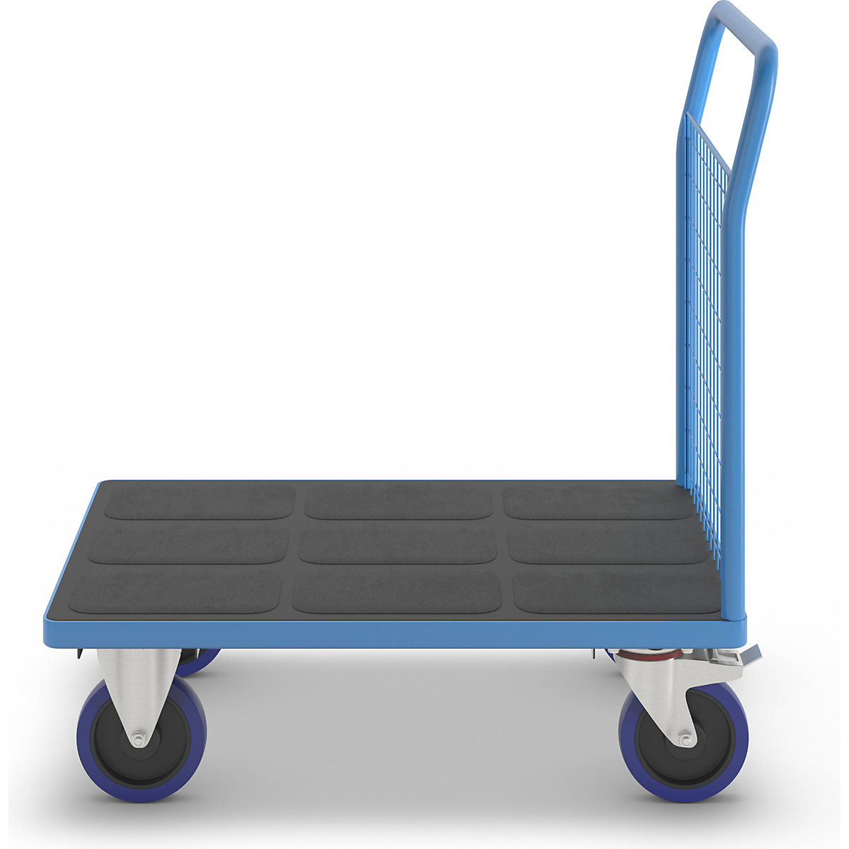 Carrello a pianale con sponde grigliate – eurokraft pro (Foto prodotto 6)-5