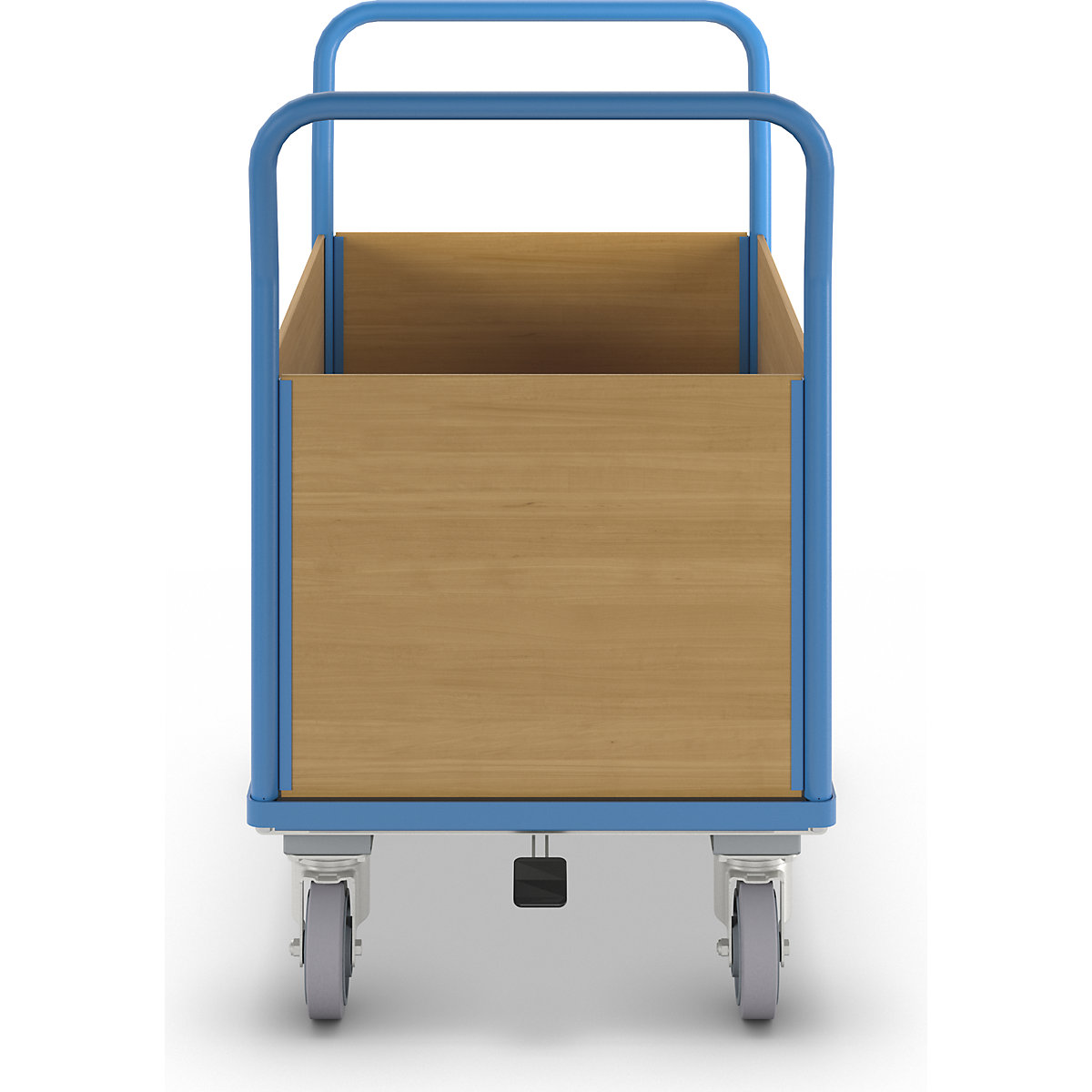 Carrello a pianale con sponde in legno – eurokraft pro (Foto prodotto 4)-3
