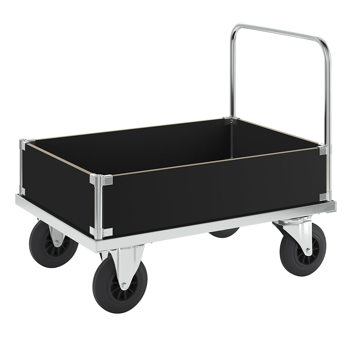 Carrello zincato a pianale – Kongamek