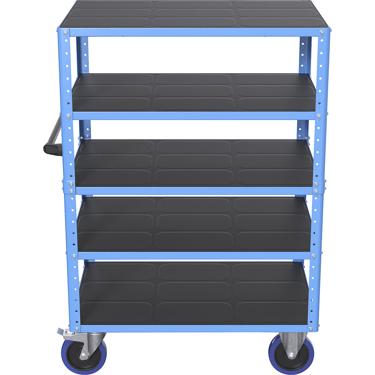 Carrello a ripiani CustomLine, aperto su 4 lati – eurokraft pro (Foto prodotto 7)-6