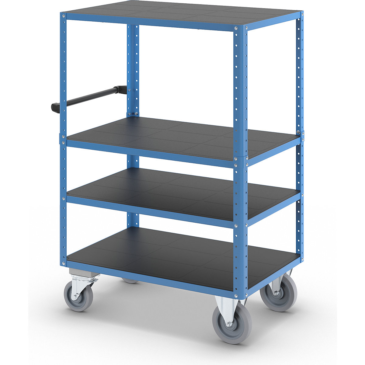 Carrello a ripiani CustomLine, aperto su 4 lati – eurokraft pro (Foto prodotto 12)-11