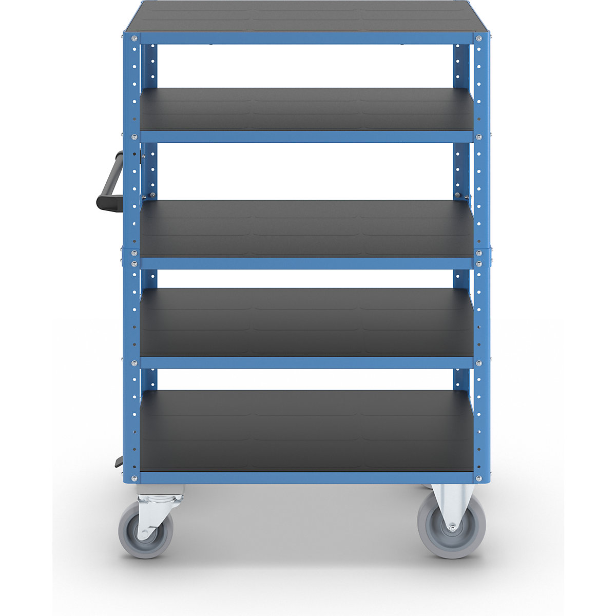 Carrello a ripiani CustomLine, aperto su 4 lati – eurokraft pro (Foto prodotto 7)-6