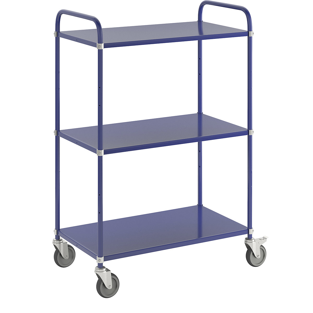Carrello a ripiani leggero, altezza 1445 mm – Kongamek