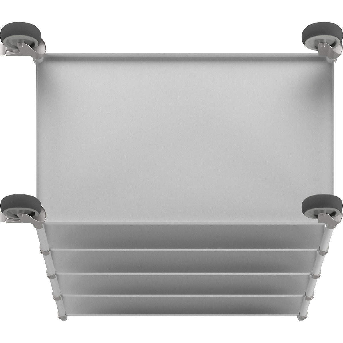 Carrello a ripiani leggero, altezza 1445 mm – Kongamek (Foto prodotto 6)-5