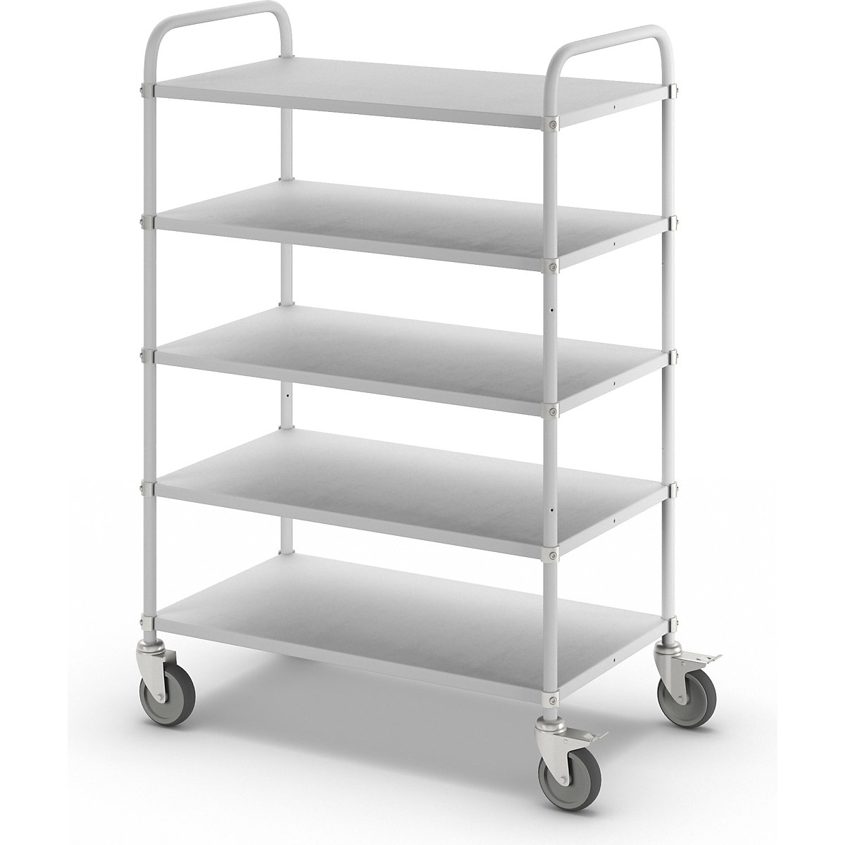 Carrello a ripiani leggero, altezza 1445 mm – Kongamek (Foto prodotto 8)-7