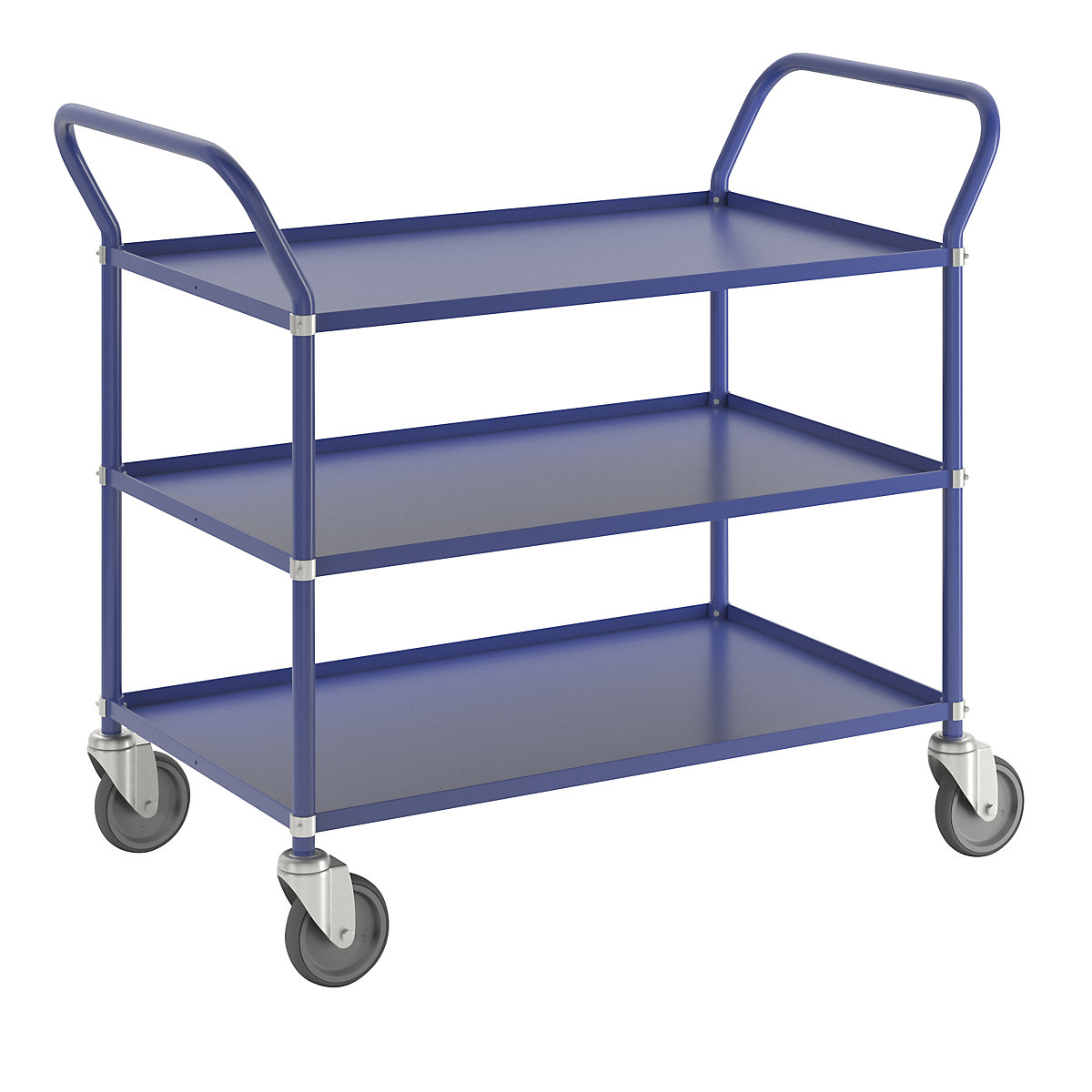 Carrello a ripiani leggero, altezza 940 mm - Kongamek