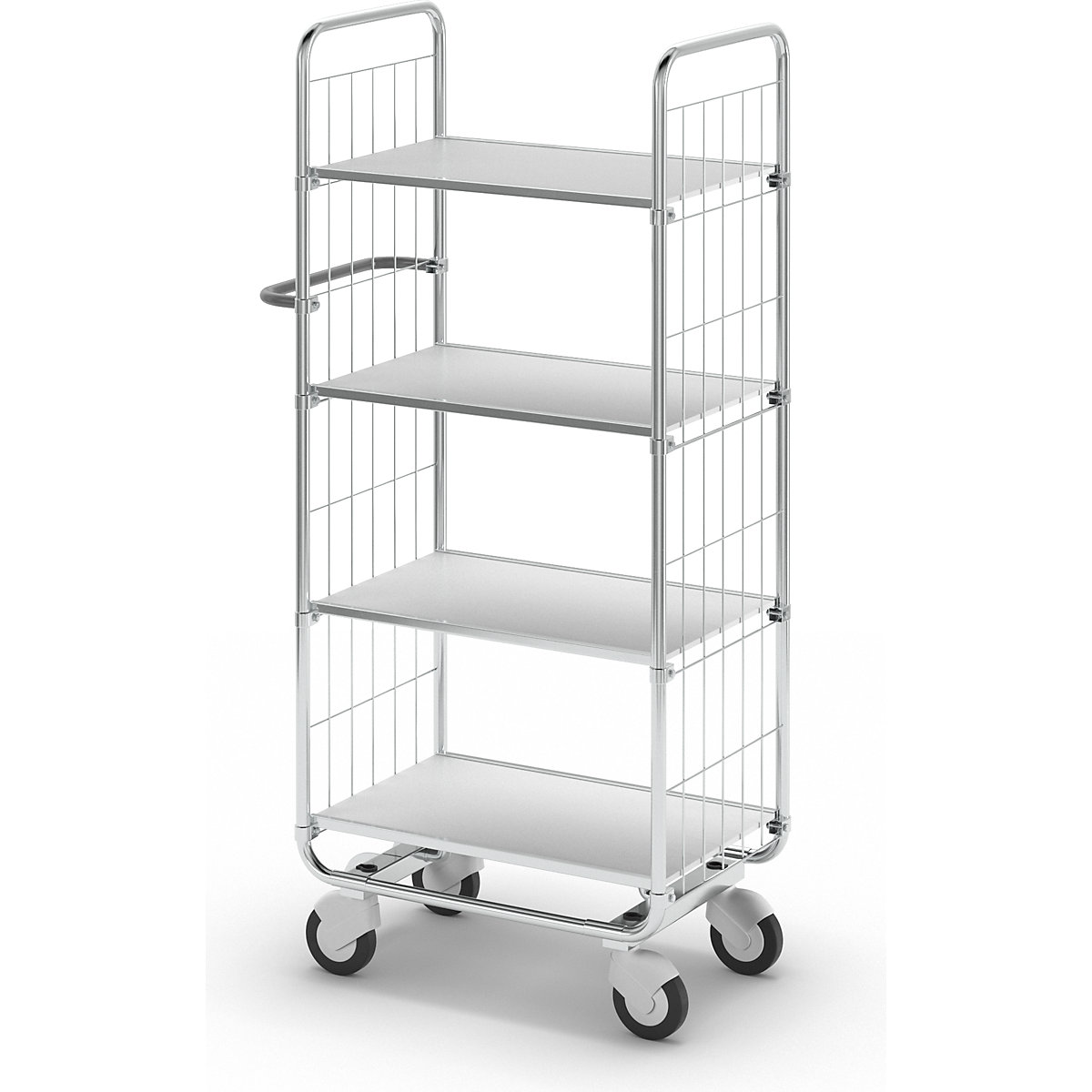 Carrello a ripiani zincato a fuoco – Kongamek (Foto prodotto 4)-3