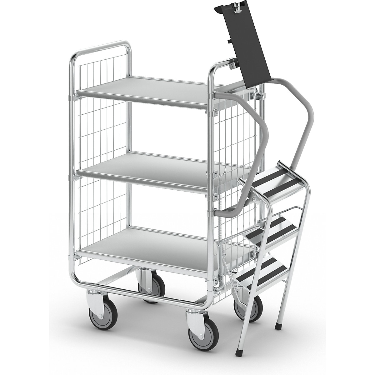 Carrello con scaletta SERIE 100 – HelgeNyberg (Foto prodotto 3)-2