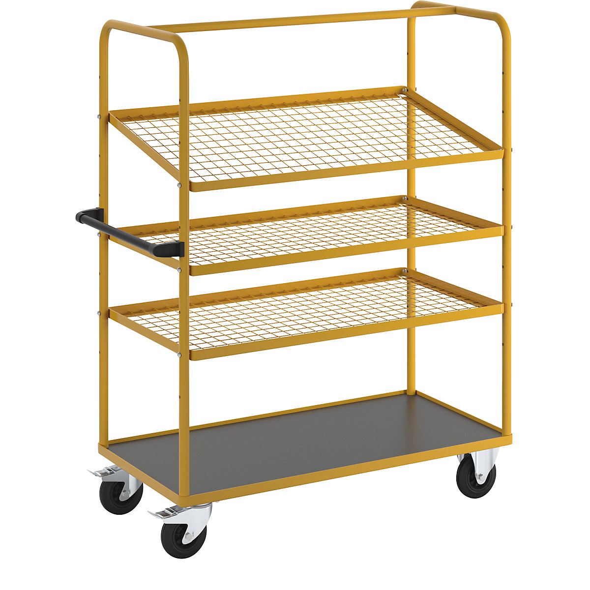Carrello professionale a scaffale e a ripiani