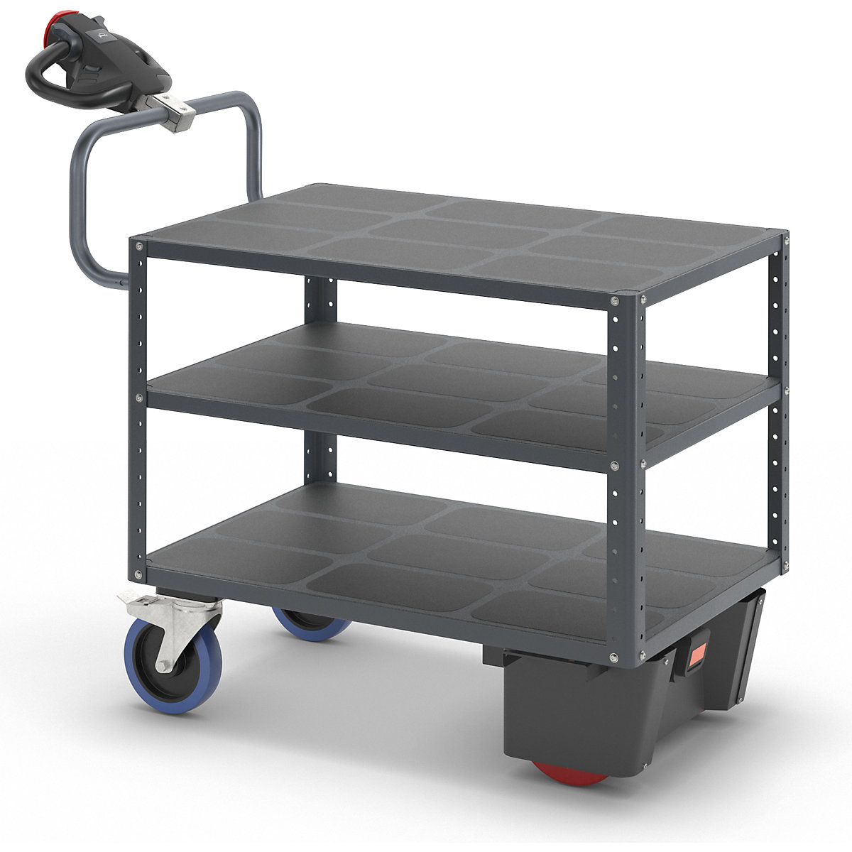 Carrello di montaggio CustomLine con azionamento elettrico – eurokraft pro (Foto prodotto 14)-13