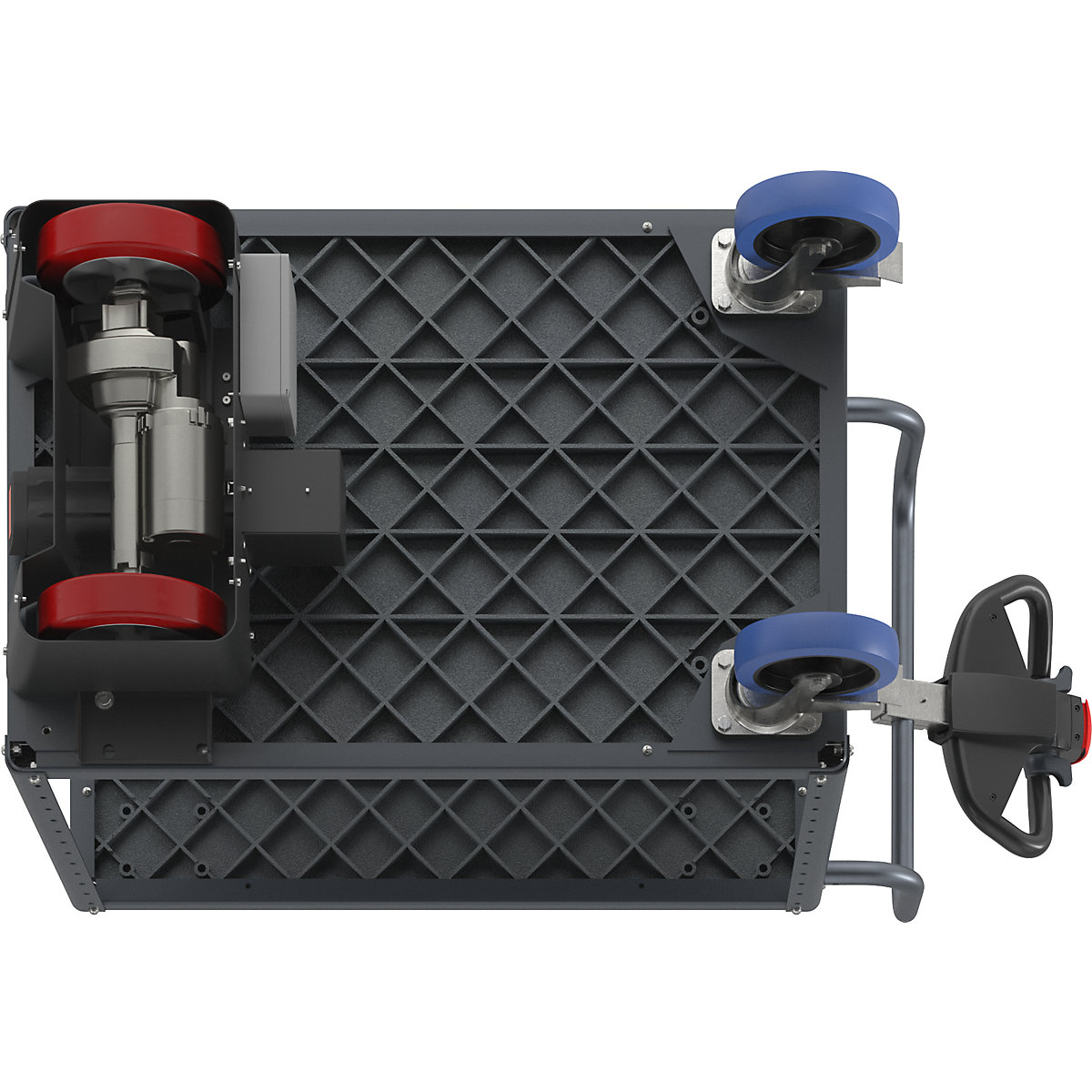 Carrello di montaggio CustomLine con azionamento elettrico – eurokraft pro (Foto prodotto 13)-12