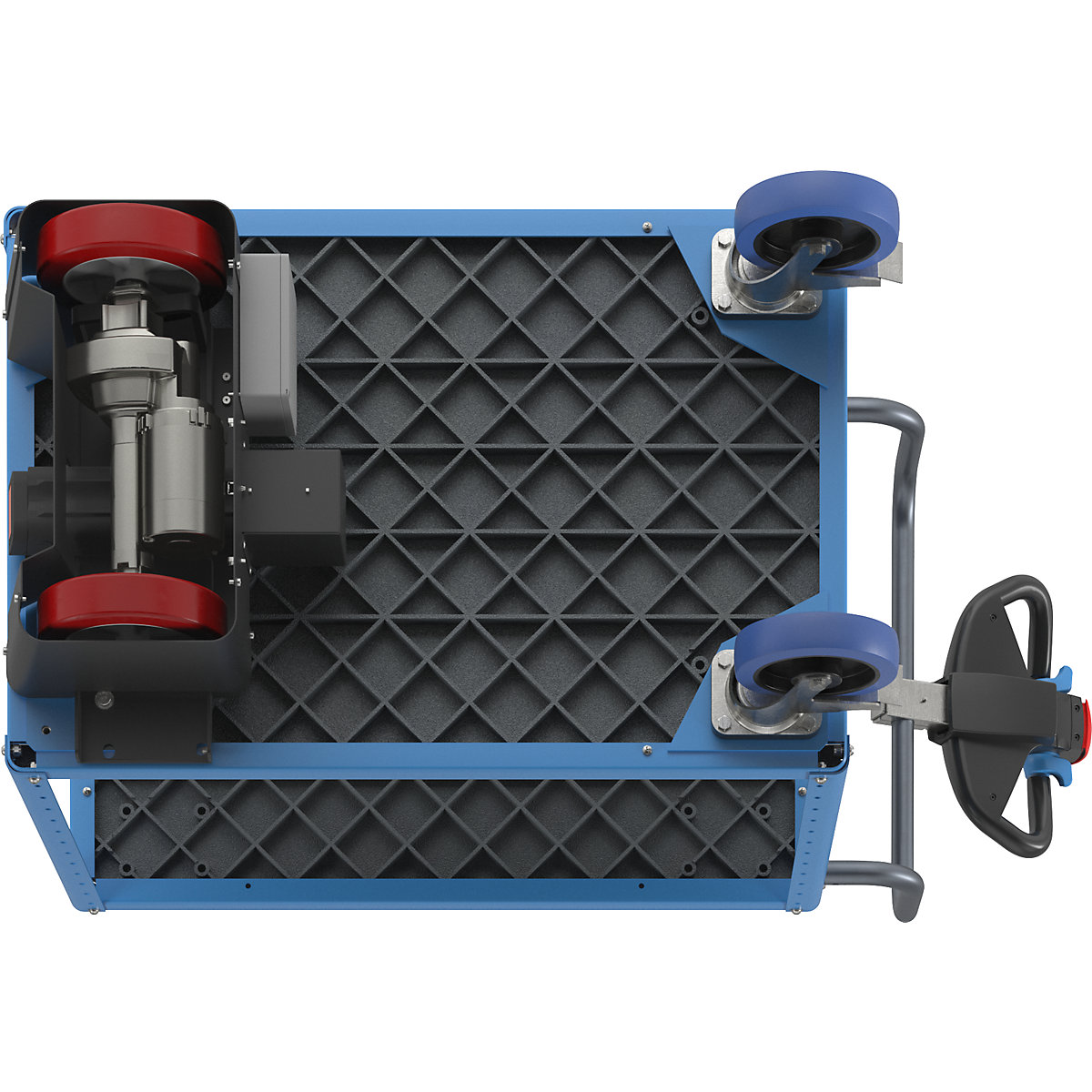 Carrello di montaggio CustomLine con azionamento elettrico – eurokraft pro (Foto prodotto 13)-12