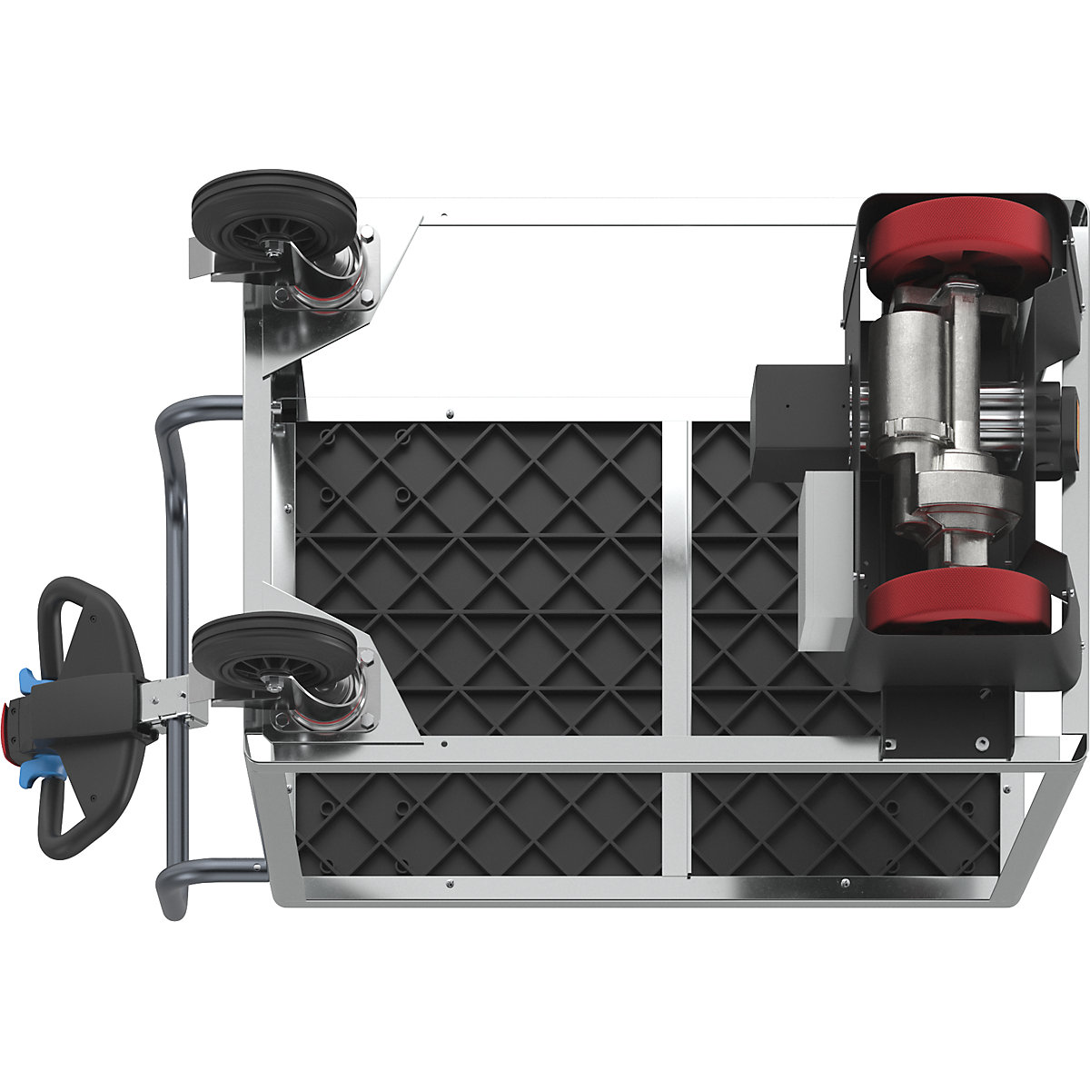 Carrello di montaggio con azionamento elettrico – eurokraft pro (Foto prodotto 9)-8