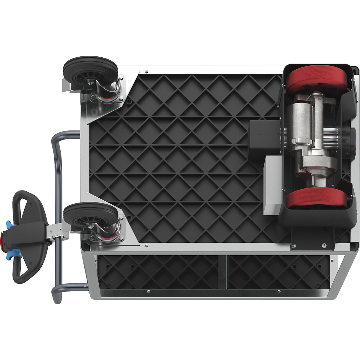 Carrello di montaggio con azionamento elettrico – eurokraft pro (Foto prodotto 9)-8