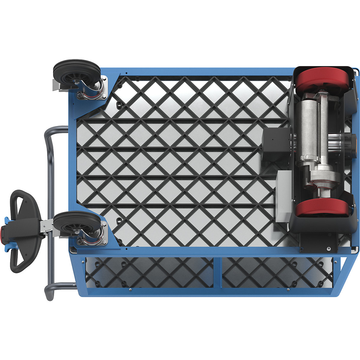 Carrello di montaggio con azionamento elettrico – eurokraft pro (Foto prodotto 9)-8