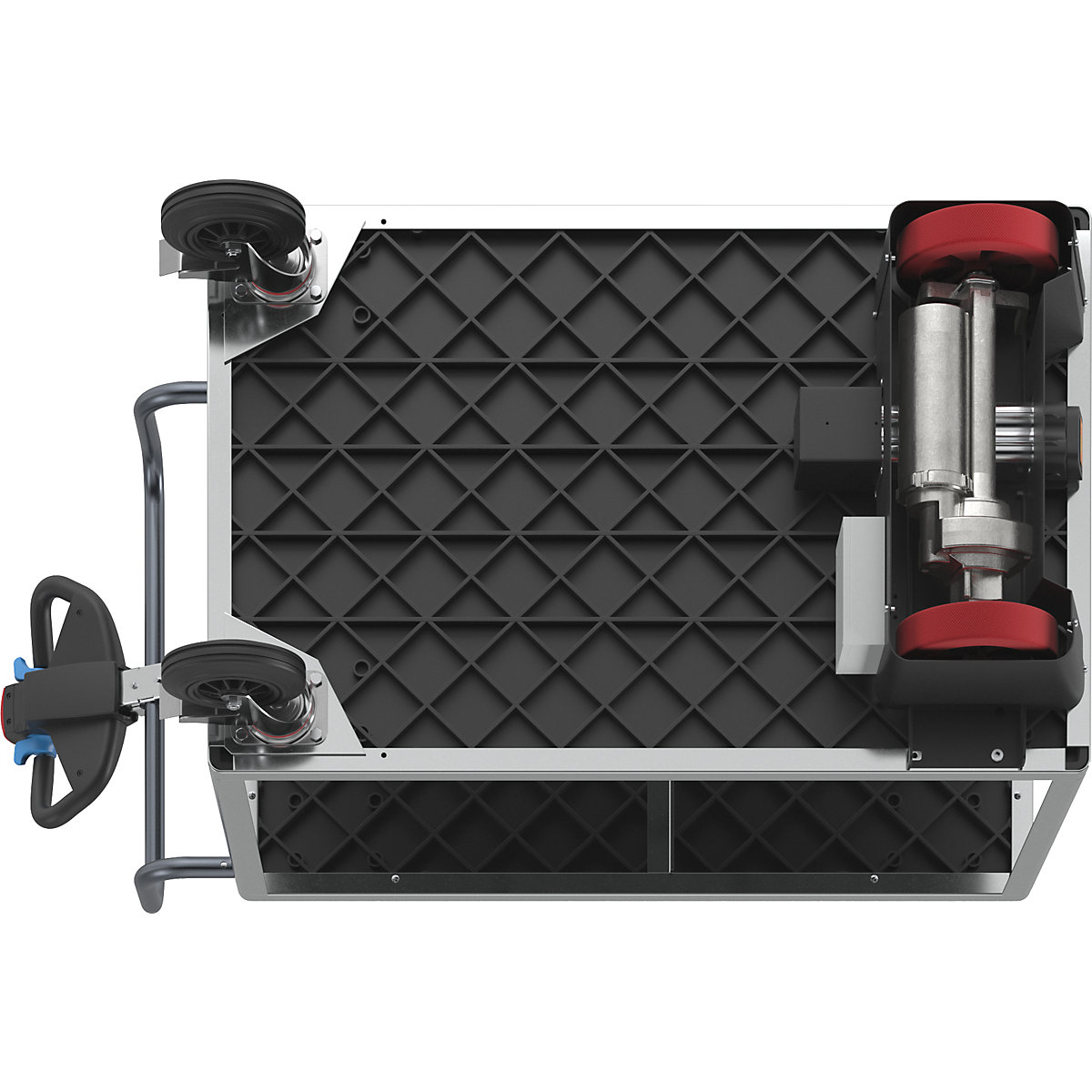 Carrello di montaggio con azionamento elettrico – eurokraft pro (Foto prodotto 9)-8