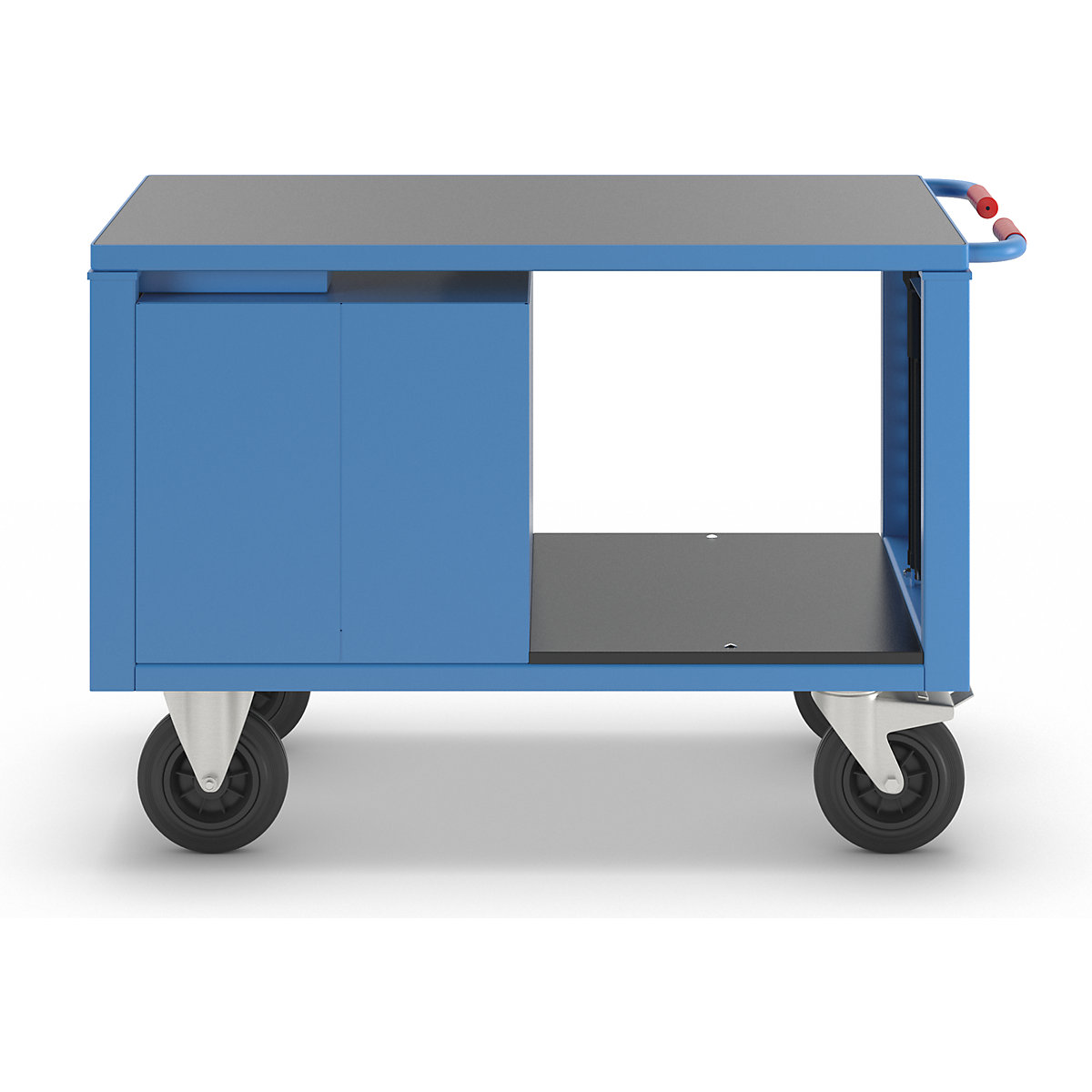 Carrello di montaggio, regolabile elettricamente in altezza – eurokraft pro (Foto prodotto 9)-8