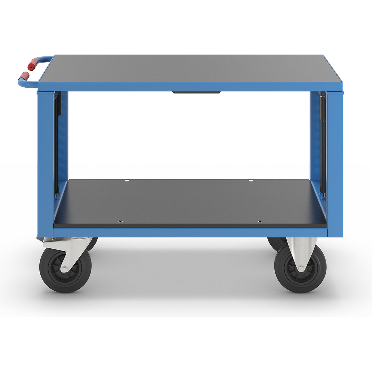 Carrello di montaggio, regolabile elettricamente in altezza – eurokraft pro (Foto prodotto 7)-6