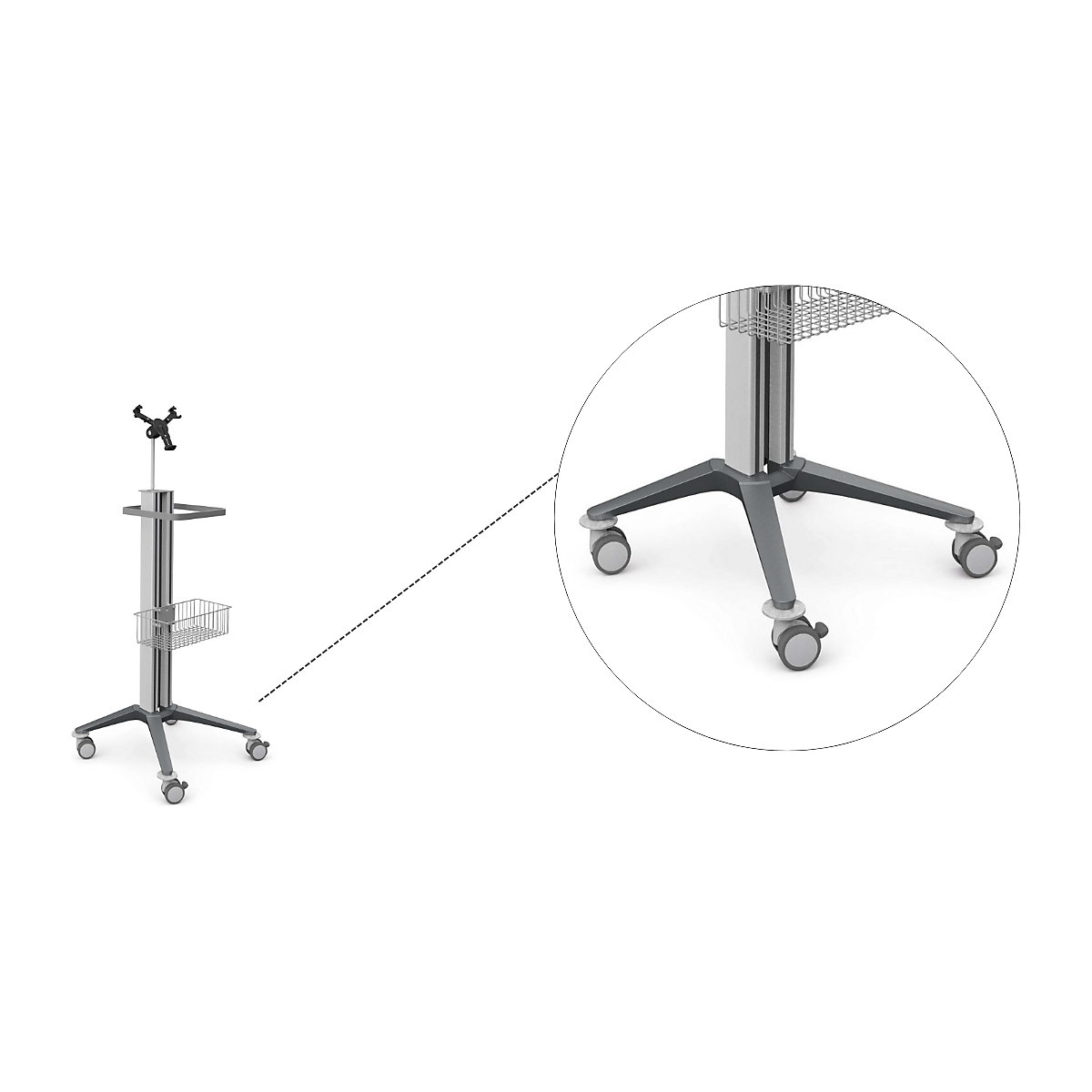 Carrello per tablet bravo (Foto prodotto 7)-6