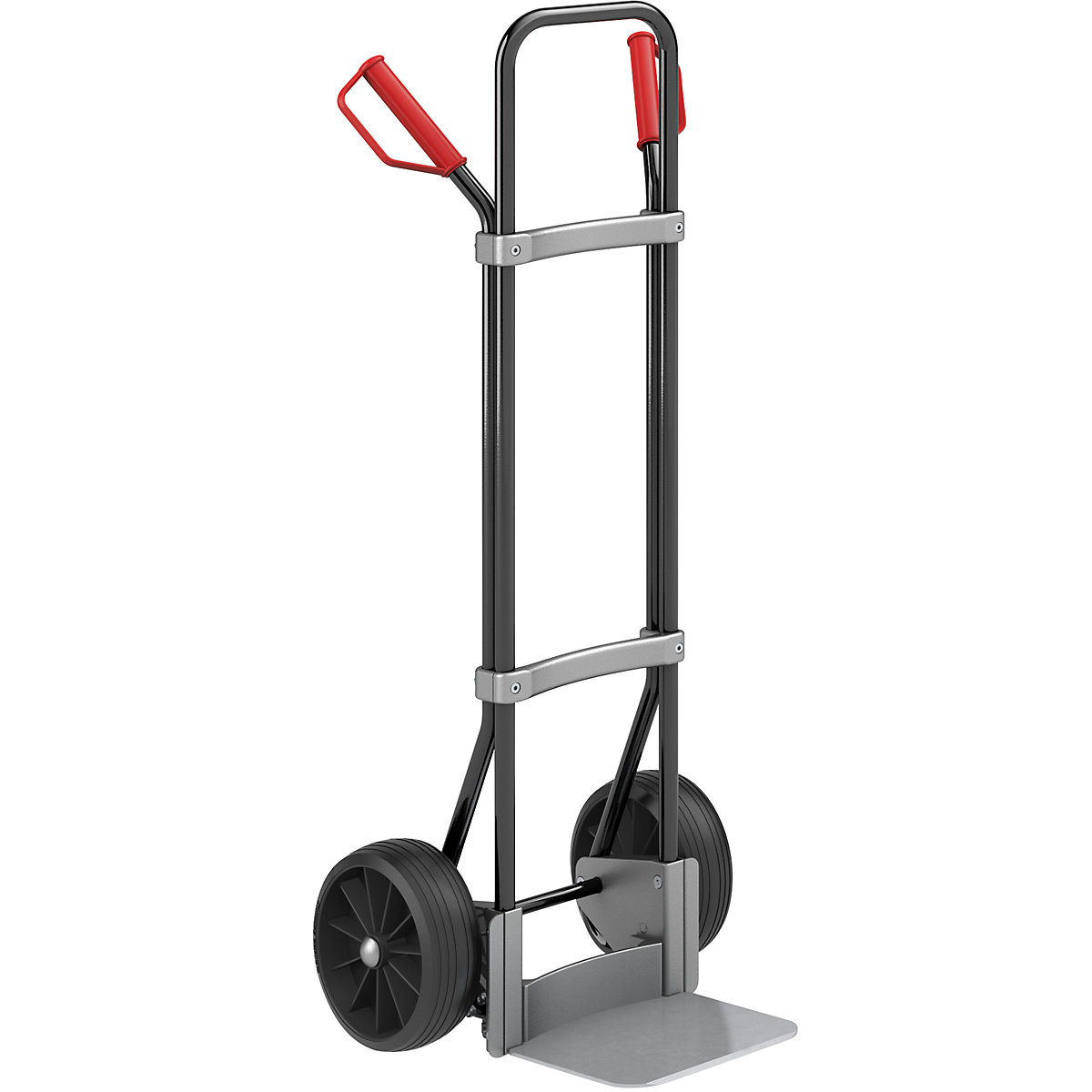 Carrello per sacchi, nero - eurokraft pro