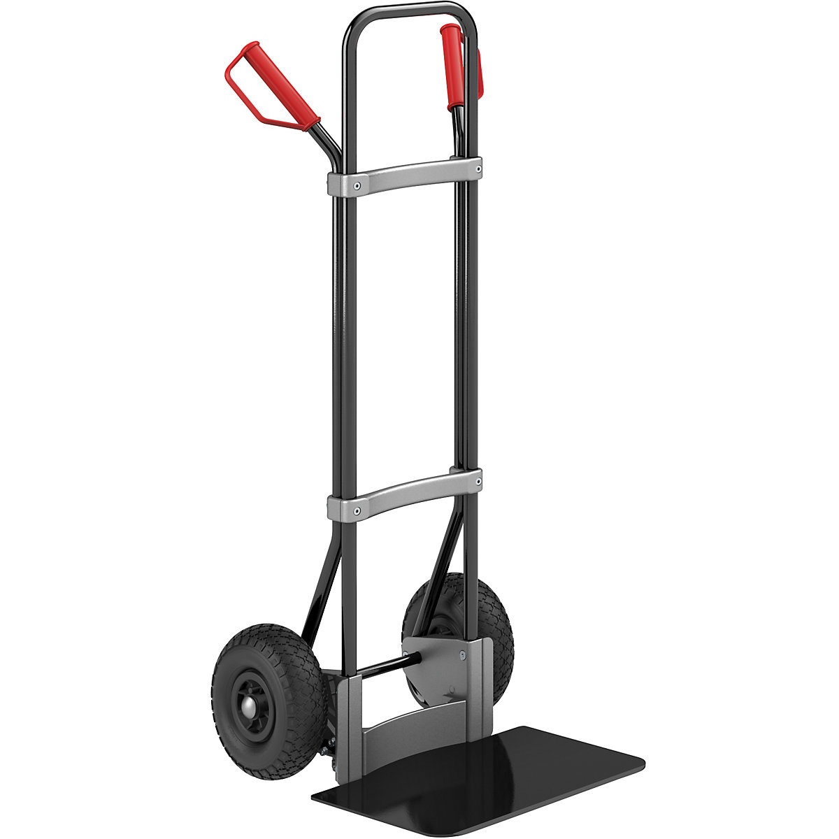 Carrello per sacchi, nero - eurokraft pro