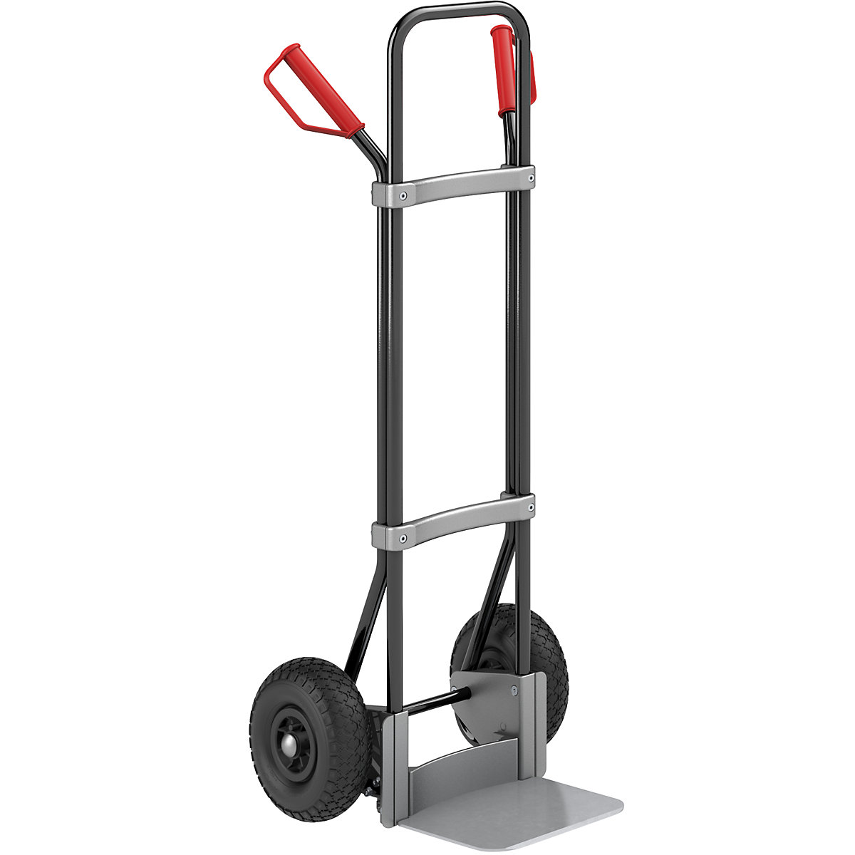 Carrello per sacchi, nero - eurokraft pro