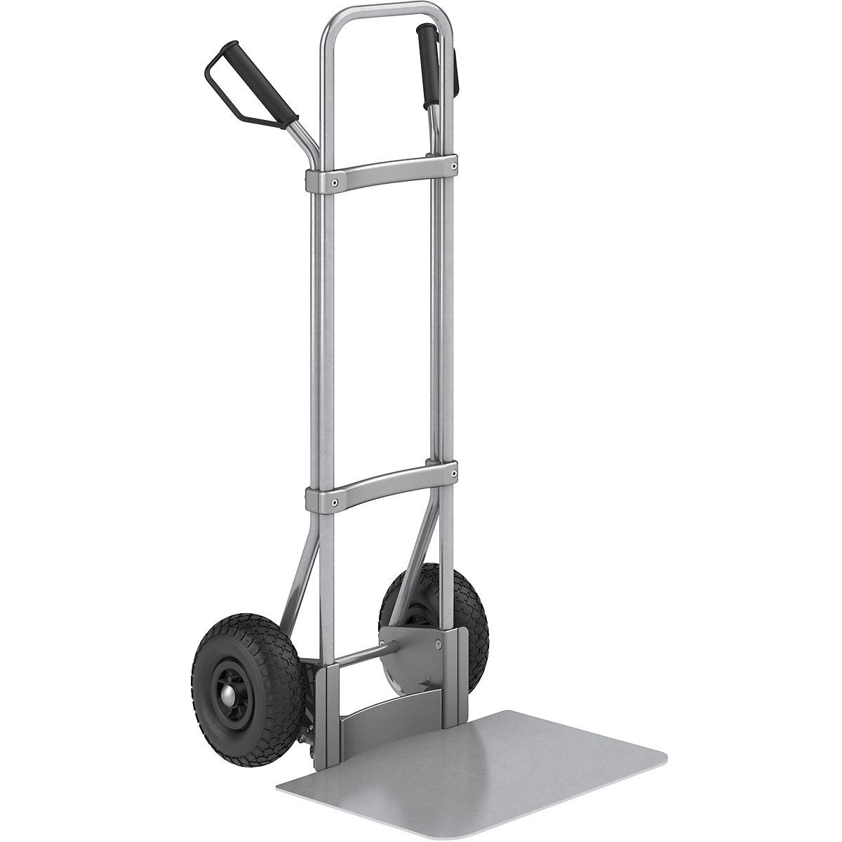 Carrello per sacchi, zincato - eurokraft pro