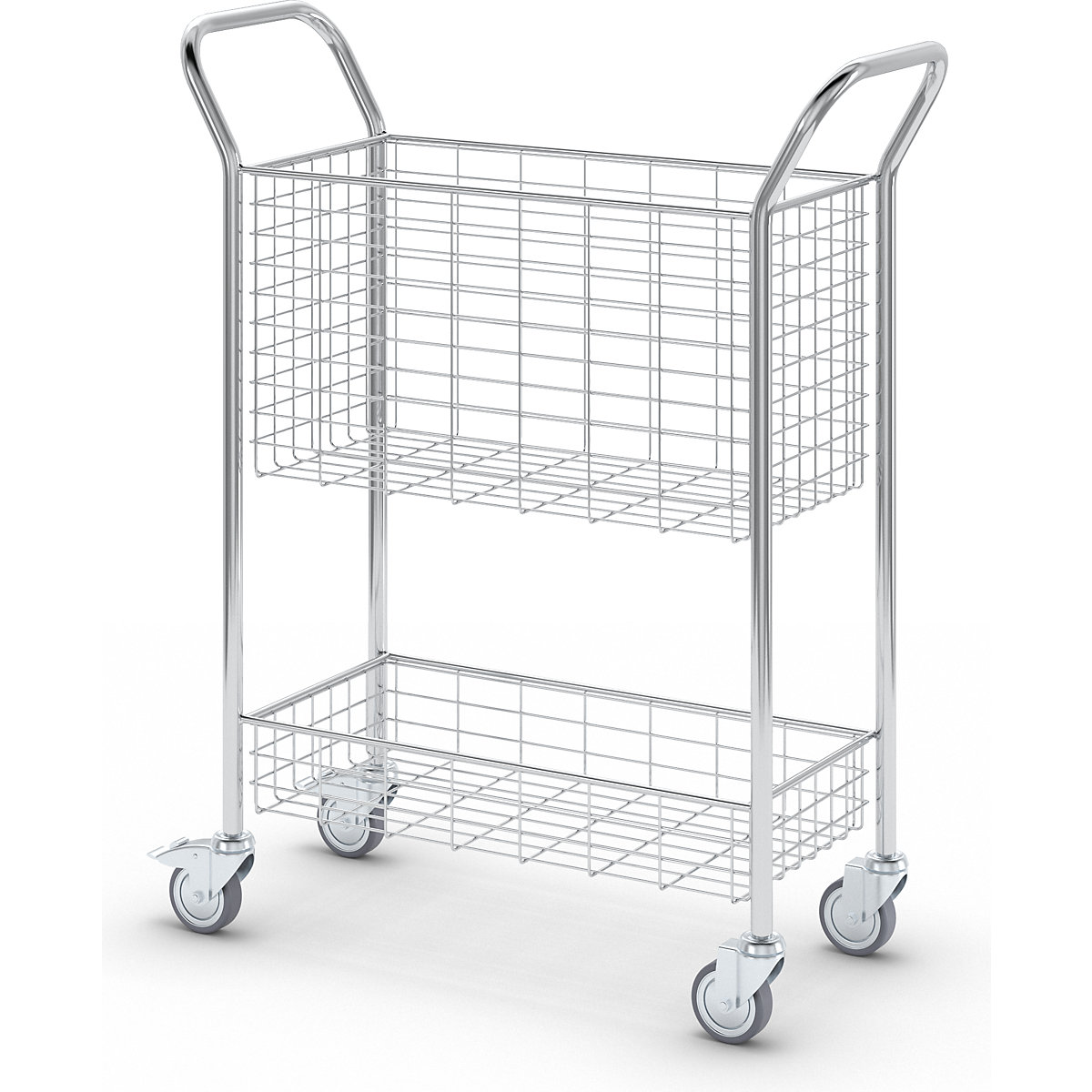 Carrello per l'ufficio e di smistamento posta – eurokraft pro (Foto prodotto 5)-4