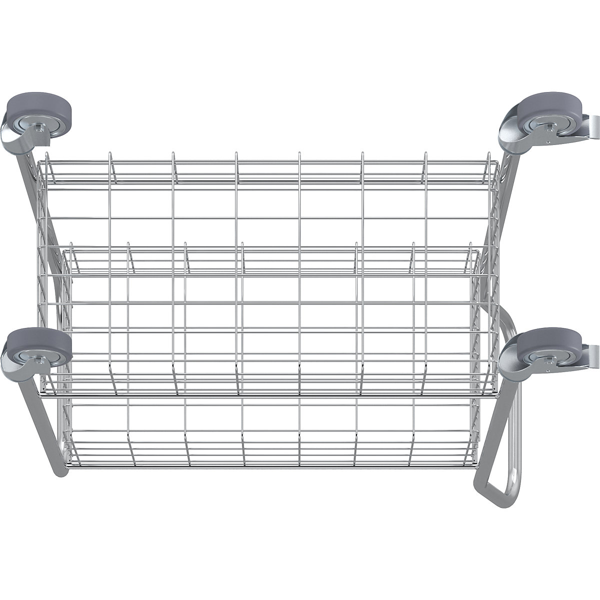 Carrello per l'ufficio e di smistamento posta – eurokraft pro (Foto prodotto 10)-9